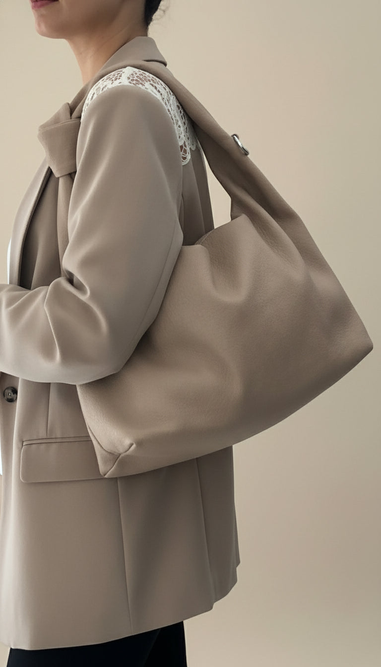 Borsa Mila Ecopelle con Nodo - Borsa a Spalla Donna