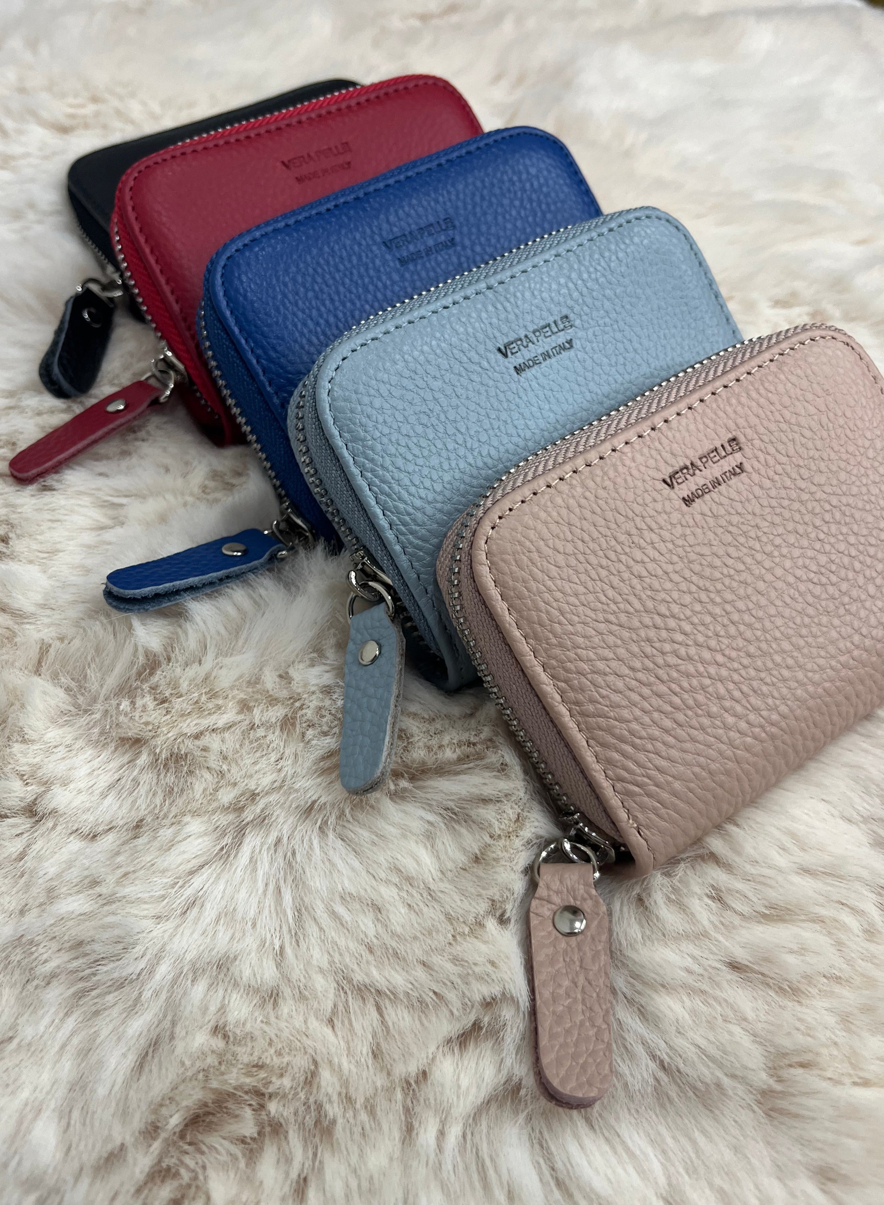 Portacarte Lucia - Vera Pelle Made in Italy | Eleganza Compatta