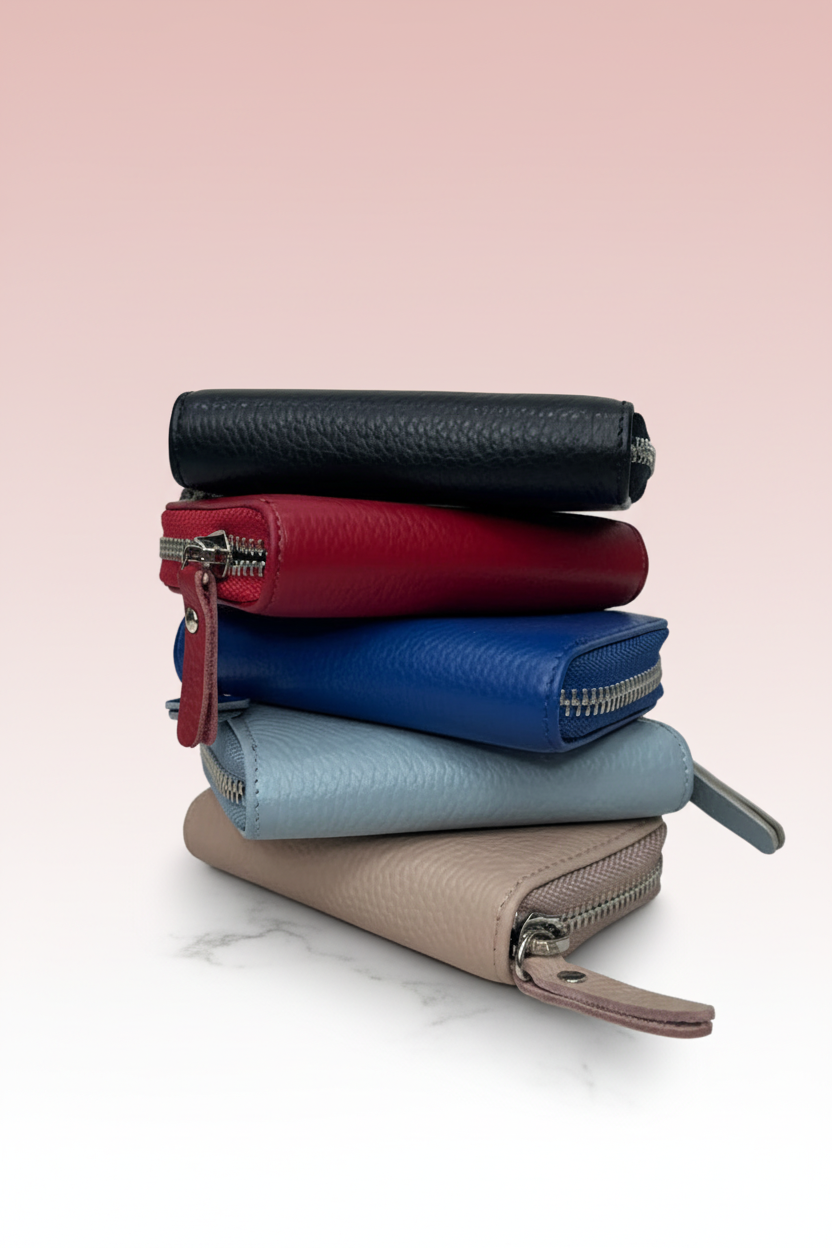 Portacarte Lucia - Vera Pelle Made in Italy | Eleganza Compatta