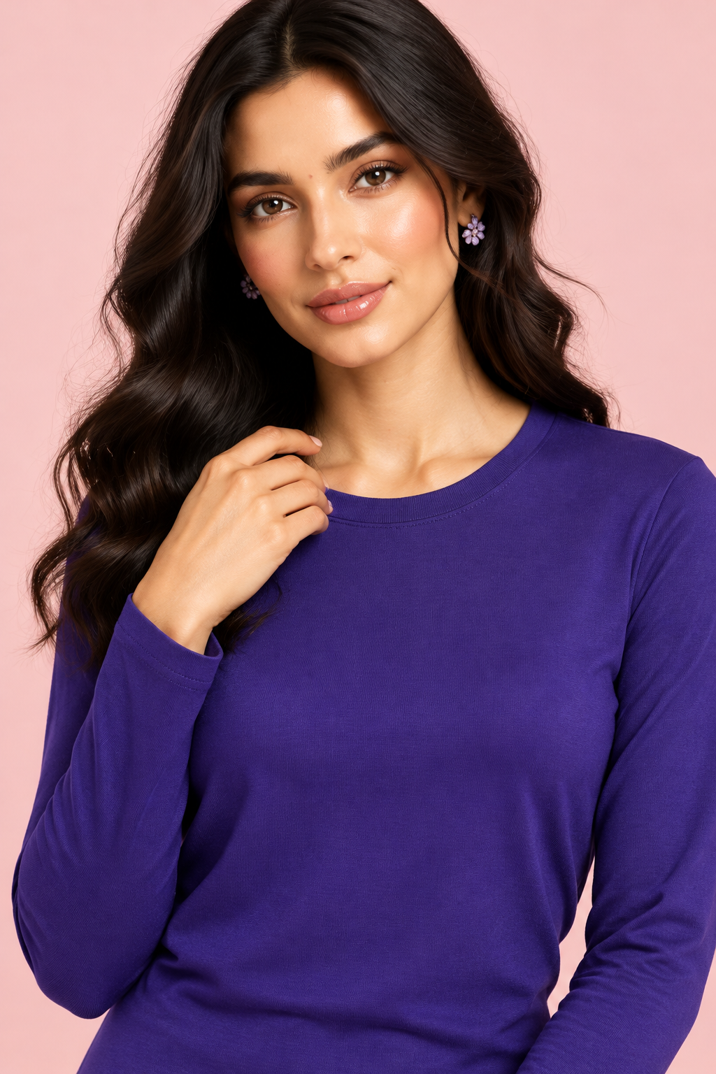 Maglia Berta – Girocollo a maniche lunghe