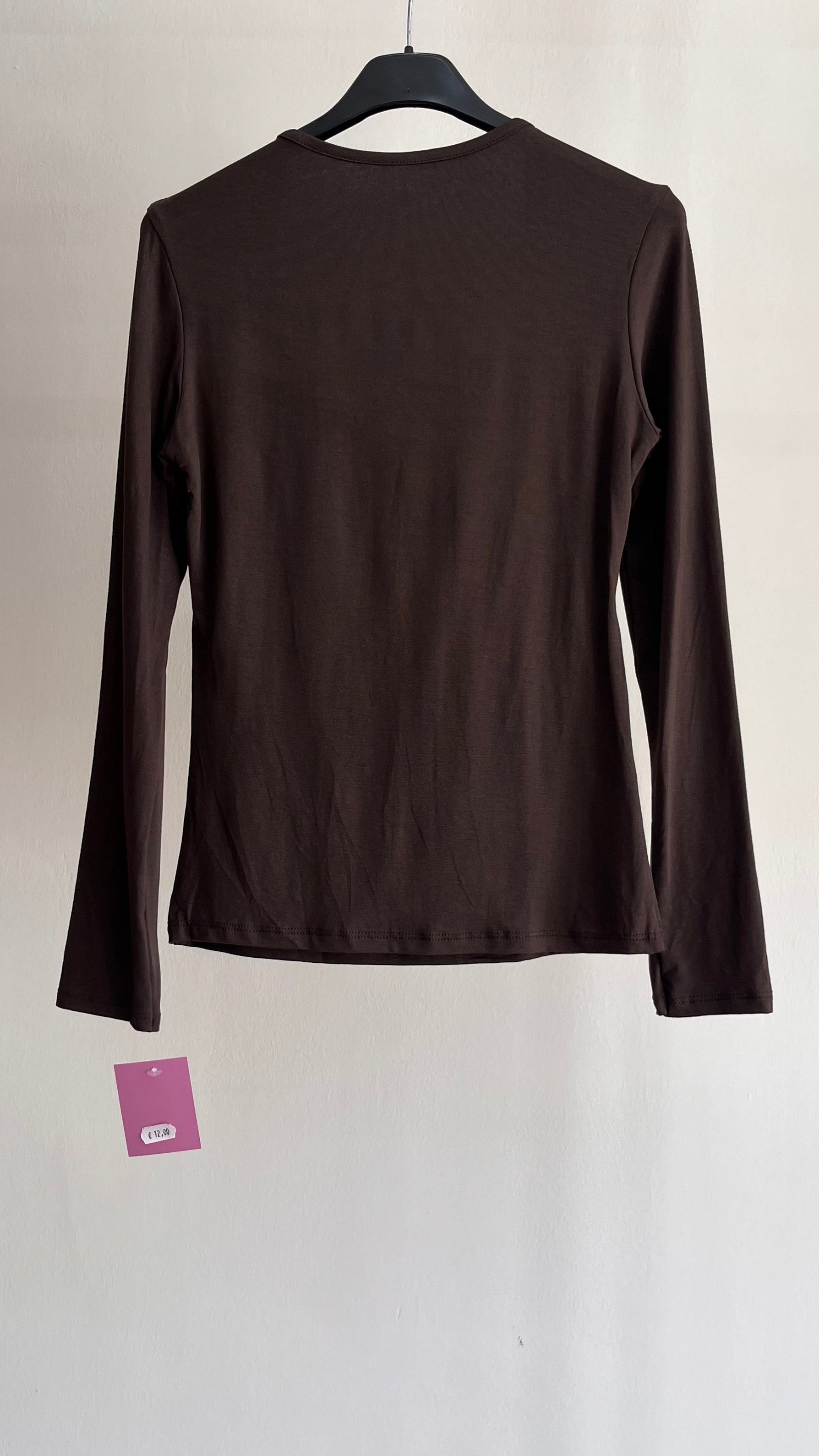 Maglia Laura – Top a Manica Lunga con Scollo Squadrato