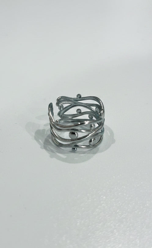 Anello Ankara - Anello a Fili Intrecciati | Design Organico