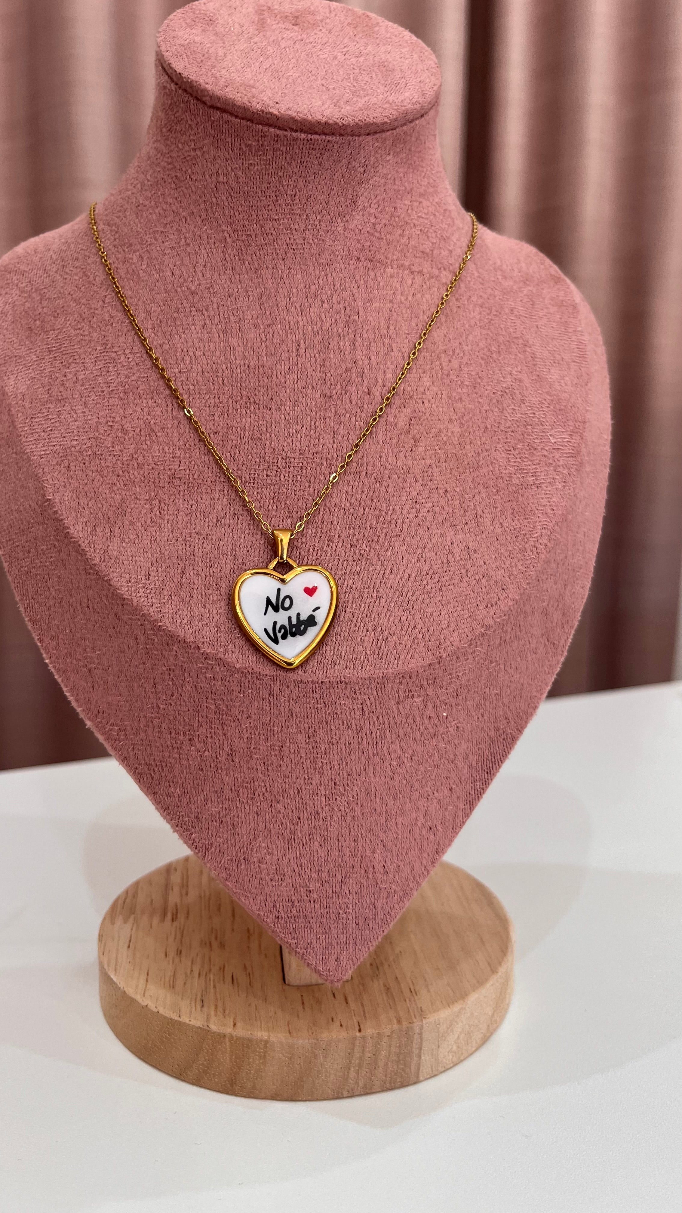 Collana con Ciondolo e Scritta Ispirazionale