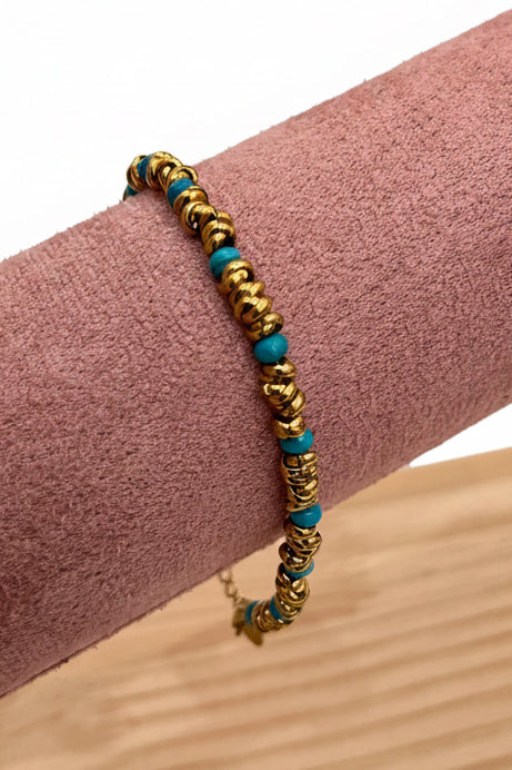 Bracciale Karen – Perle metalliche