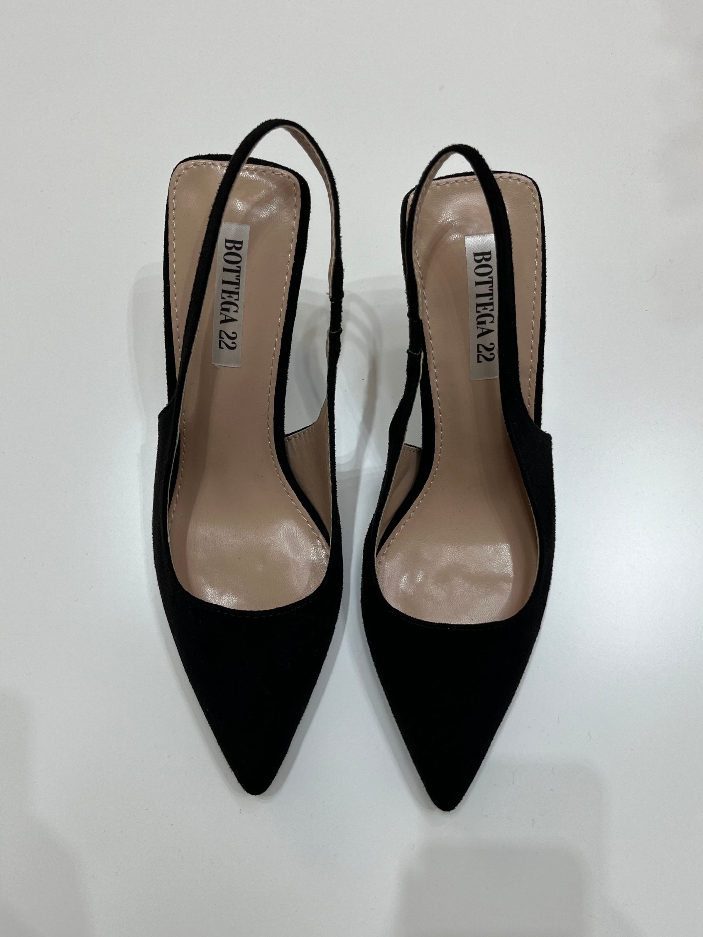 Slingback Kate – Décolleté in Suede con Tacco 8 cm