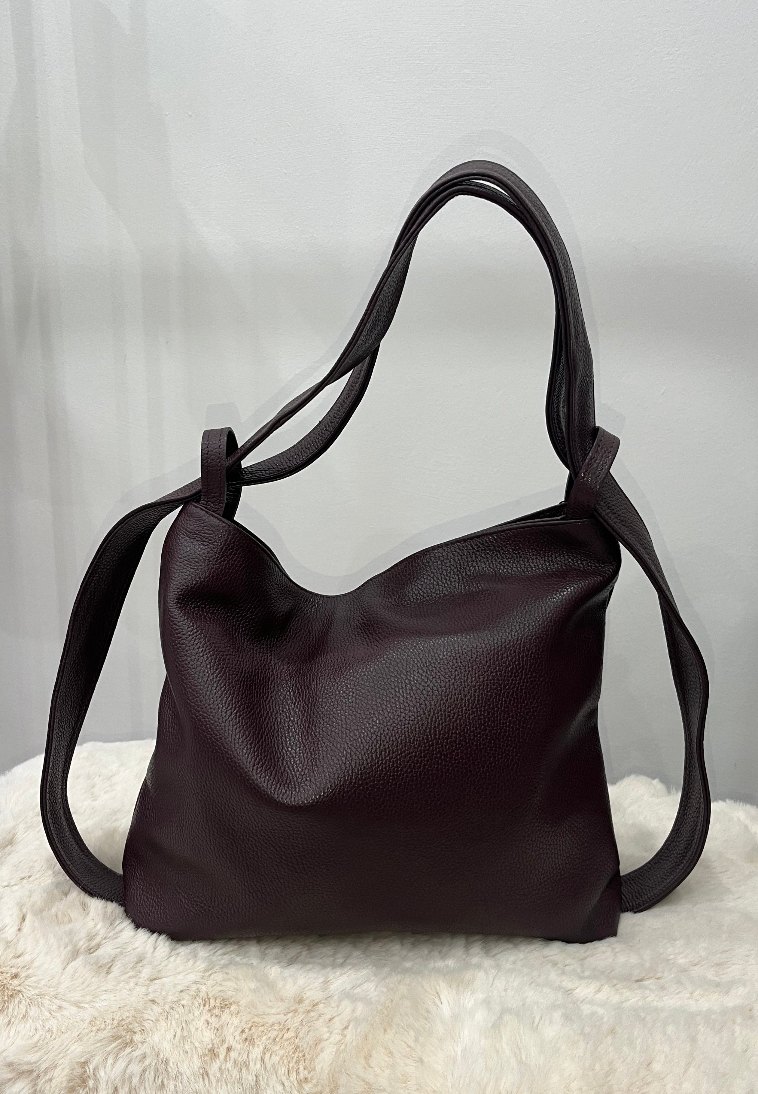 MUSA Convertible Bag – Borsa/Zaino in Vera Pelle Made in Italy