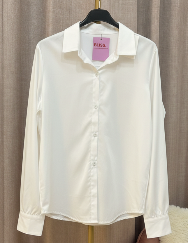 Camicia Martina - Camicia elegante fresca vestibilità regolare | Taglia Unica fino alla L