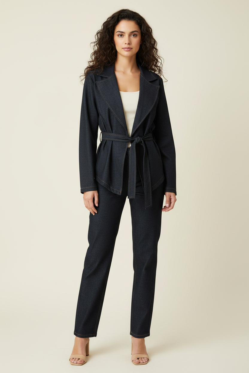 Blazer Nina con Cintura – Giacca Elegante e Versatile