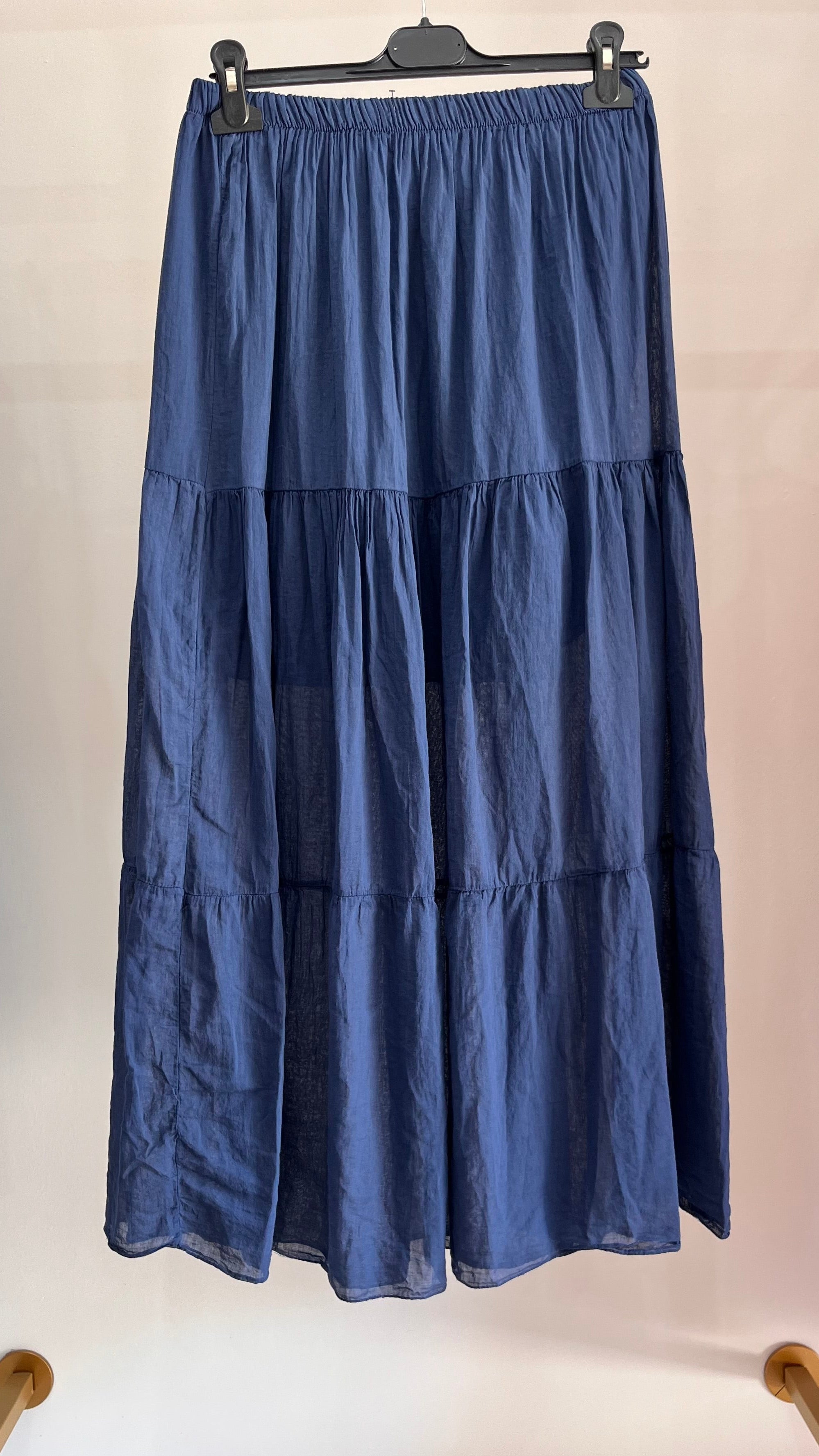 Gonna Cinzia – Gonna Lunga a Balze in Blu