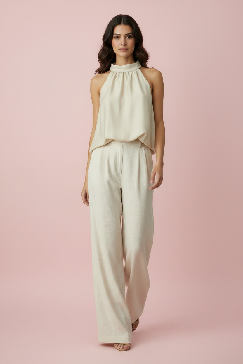 Blusa Atenas con Fiocco – Eleganza Fluida e Raffinata
