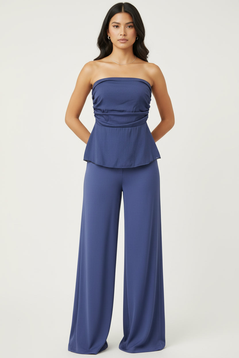 Completo Atena Top & Pantalone – Eleganza Versatile | Taglia Unica Vestibilità XS-S