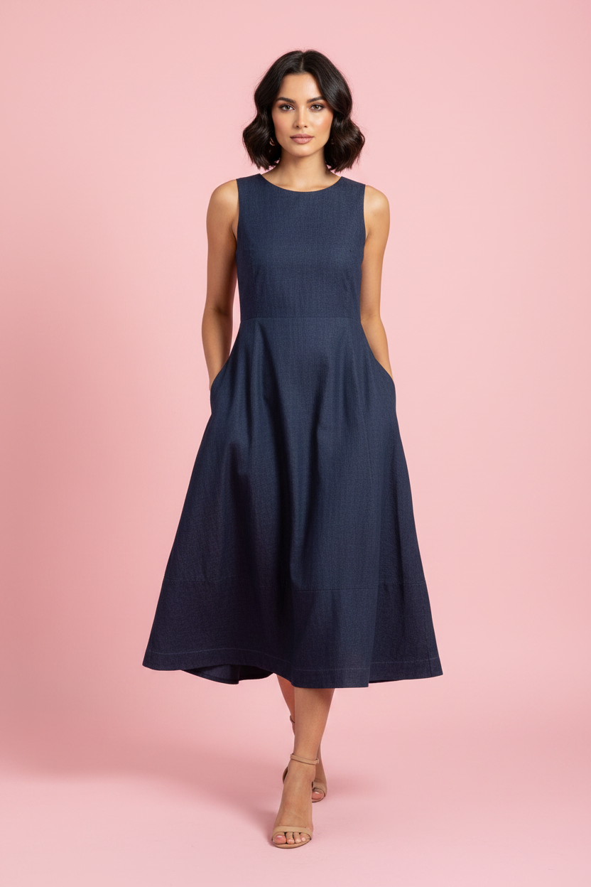 Vestito Irma - Vestito Denim Donna