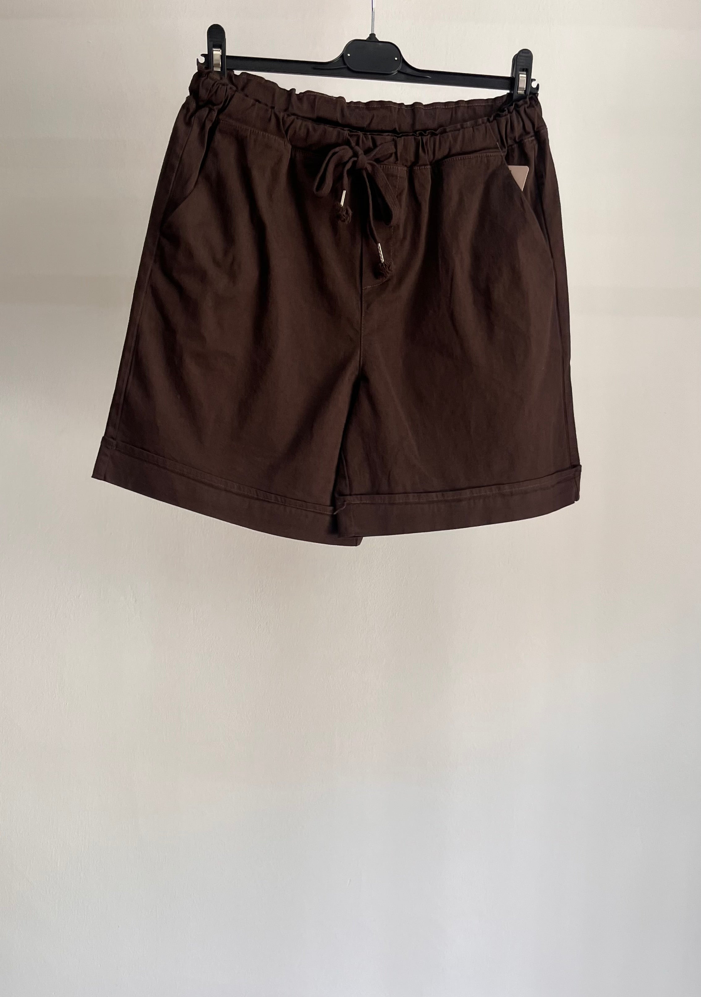 Pantaloncino Jenny – Shorts Vita Alta in Cotone