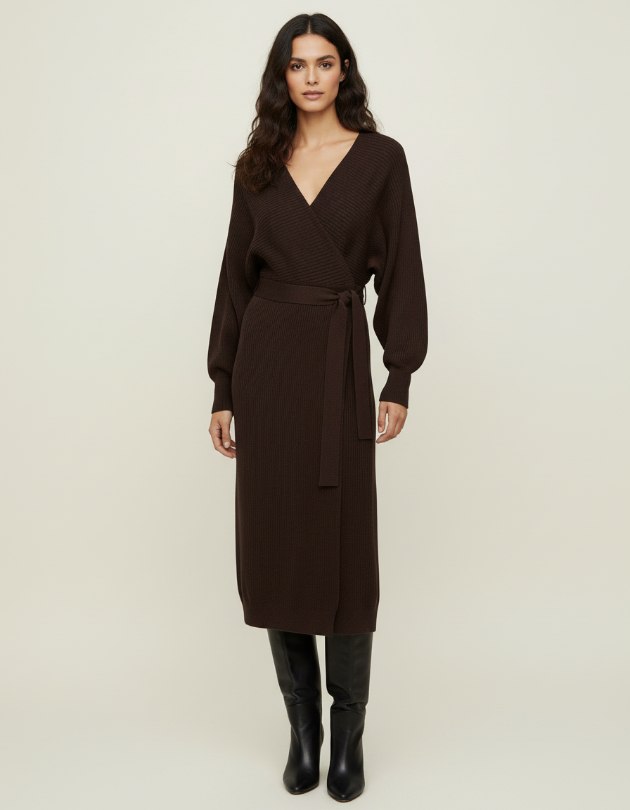 Vestito in Maglia Anna - Abito Lungo Elegante