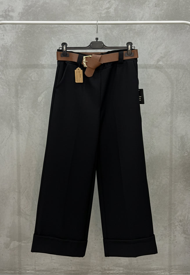 Pantalone Lucia - Pantalone Donna Elegante con Cintura