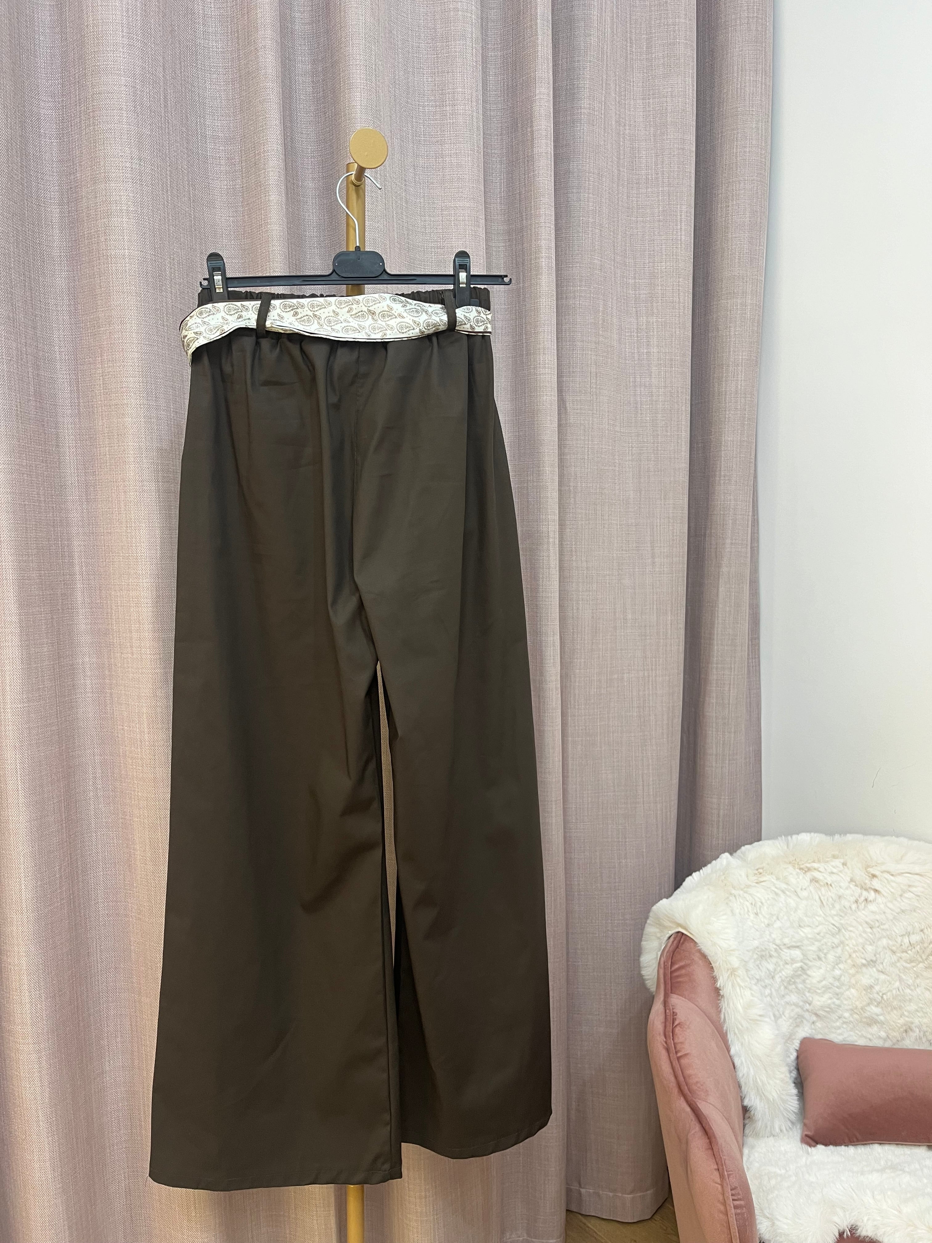 Pantalone Galia - Pantalone con Cintura Fantasia