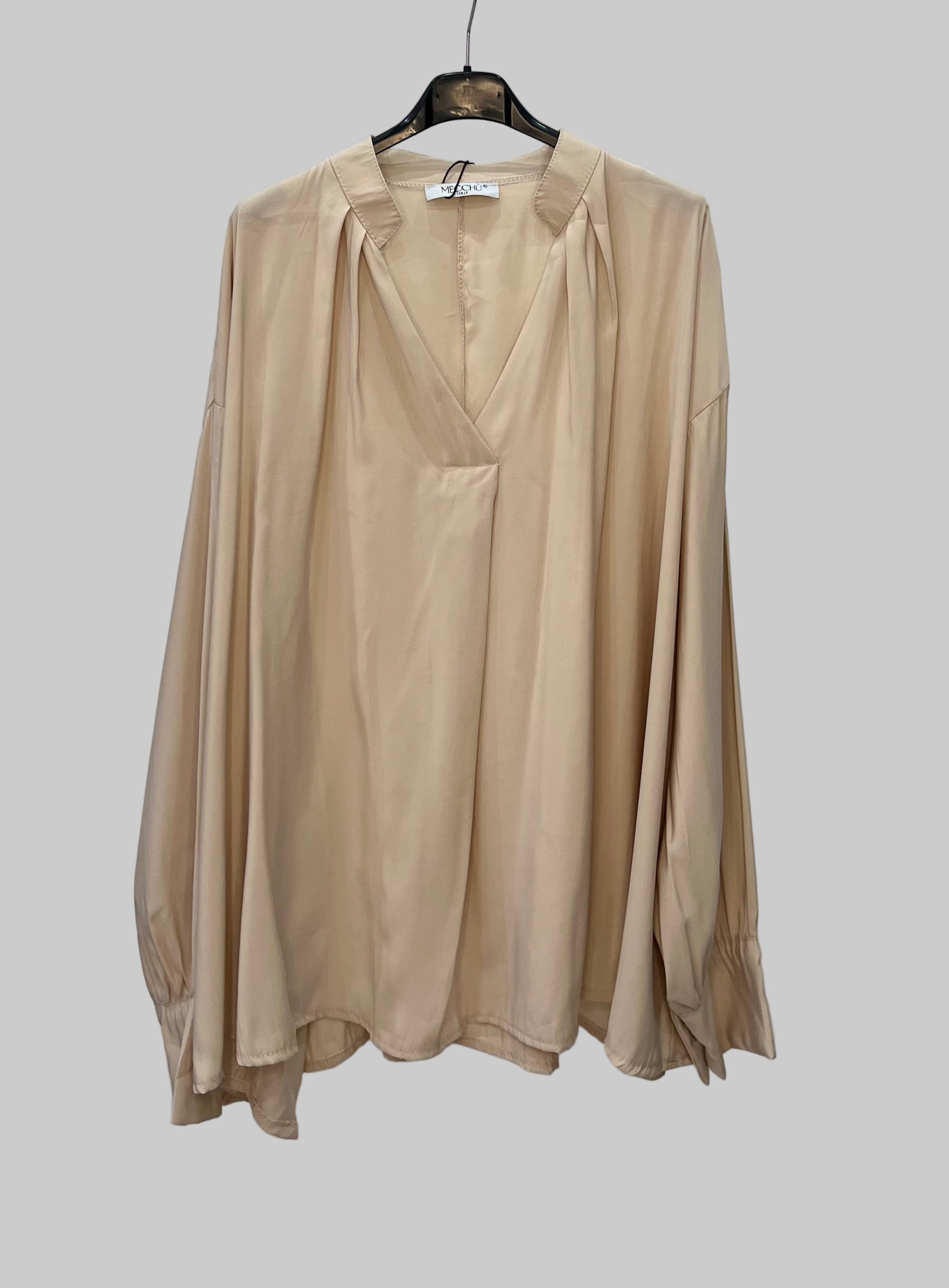 Blusa Chiara Elegante - Camicia Donna Curvy Premium