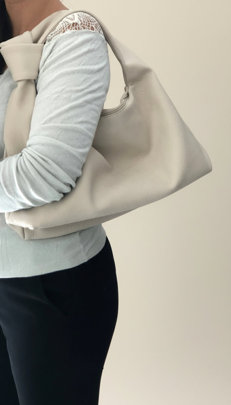 Borsa Mila Ecopelle con Nodo - Borsa a Spalla Donna