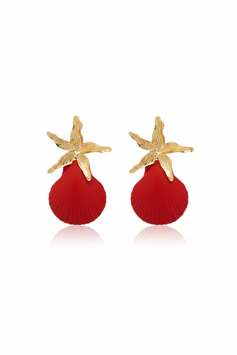 Orecchini Lia – Stella Marina & Conchiglia