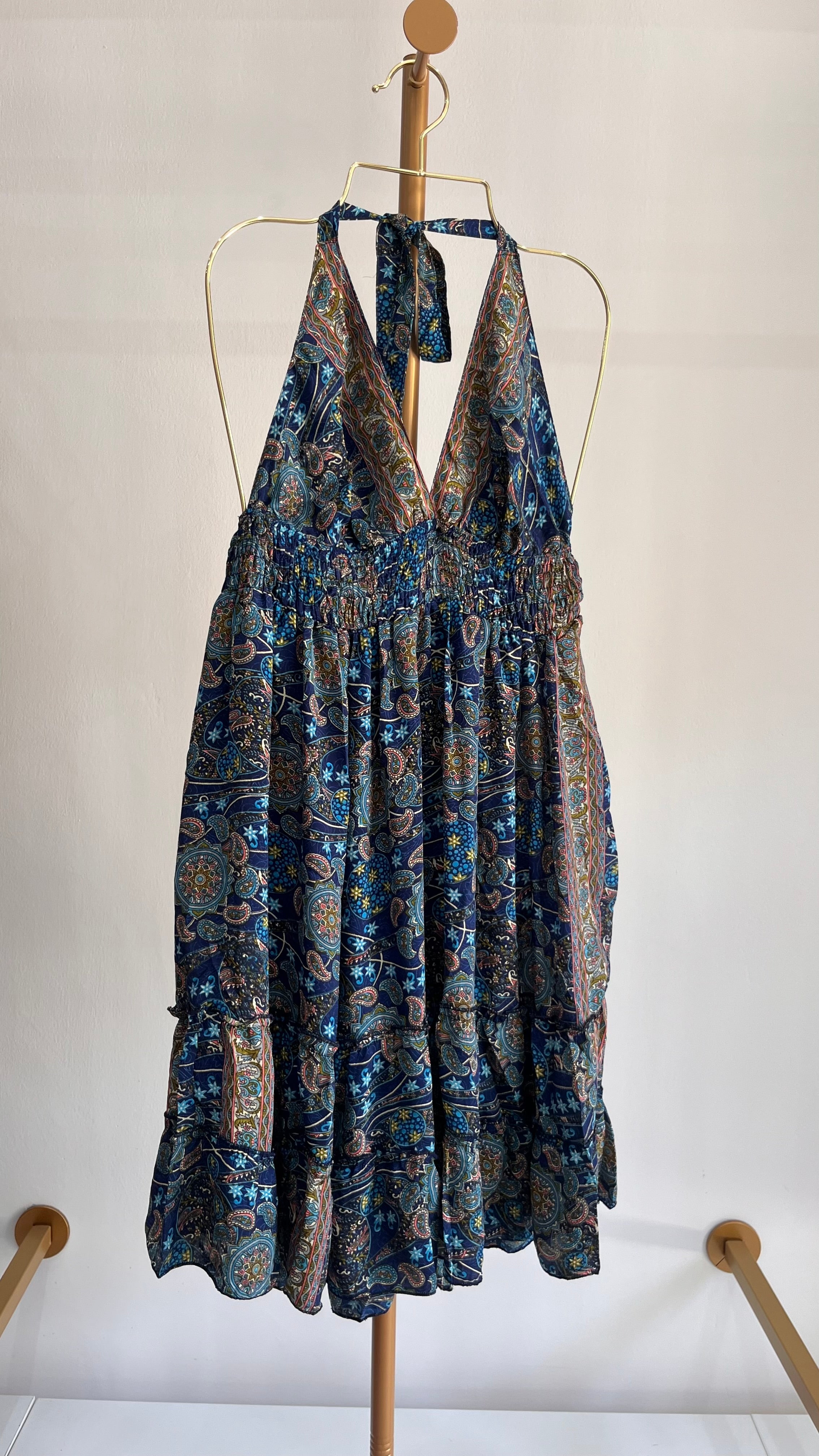 Vestito Louise – Abito Halter Paisley Boho