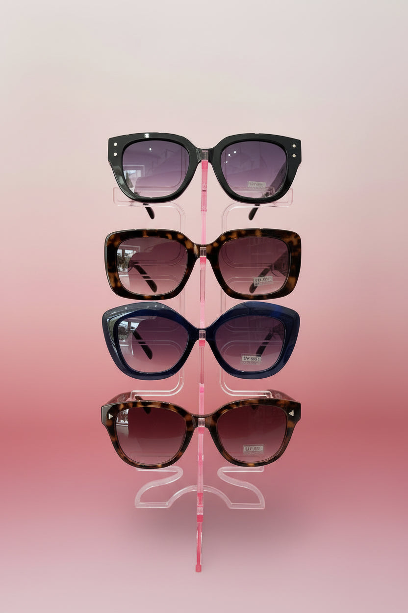 Occhiali da Sole Donna- Montatura colorata- Protezione UV400