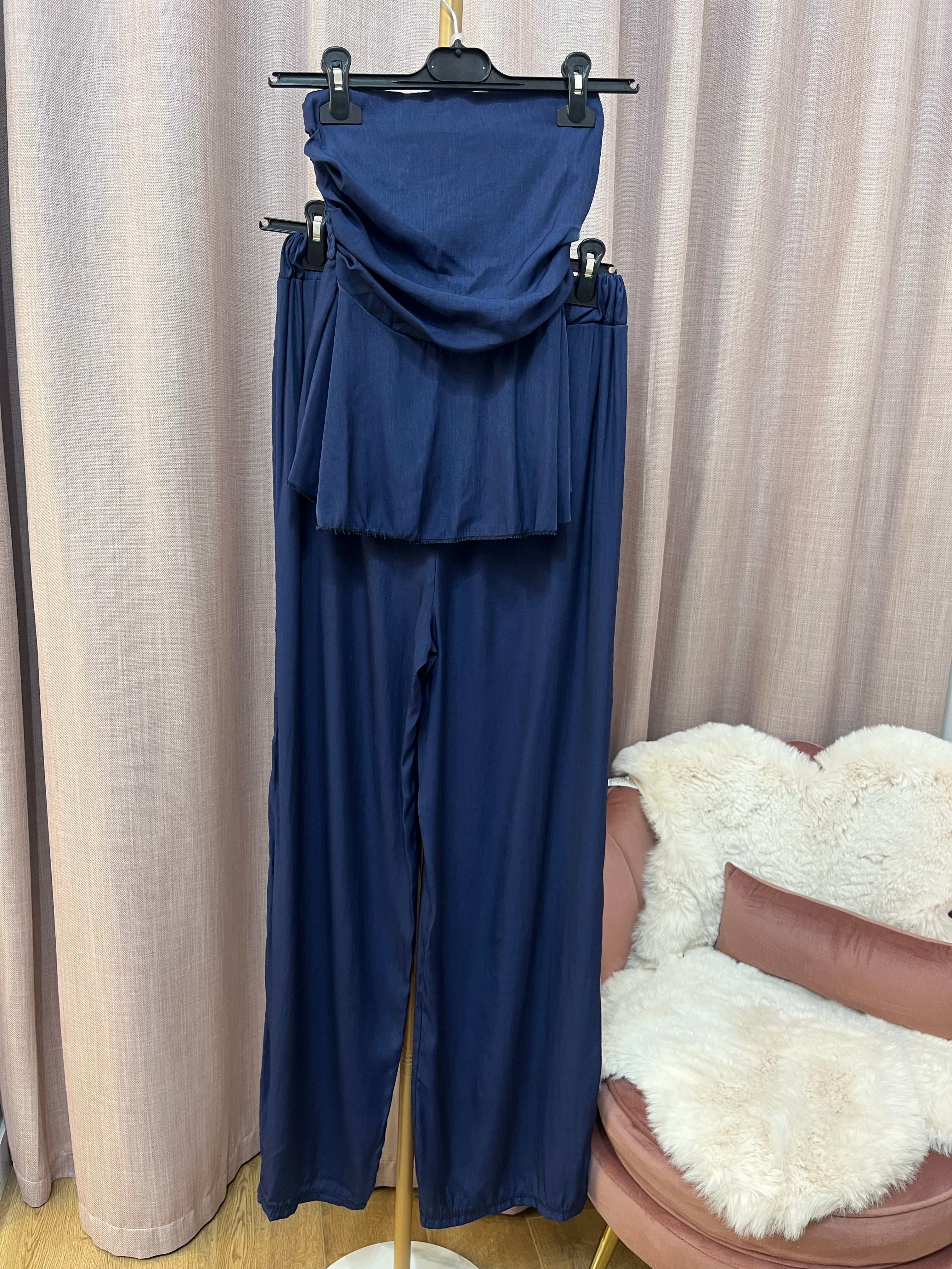 Completo Atena Top & Pantalone – Eleganza Versatile | Taglia Unica Vestibilità XS-S