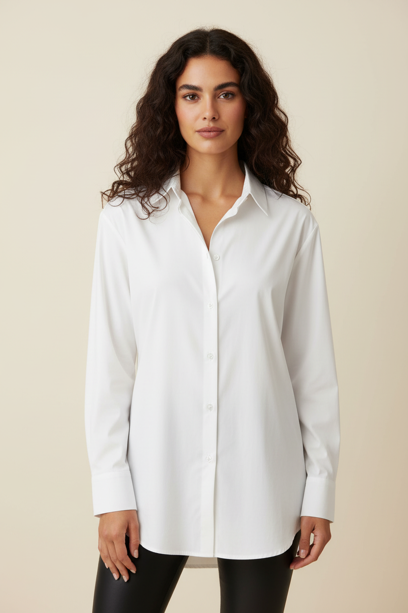 Camicia Belen - Camicia oversize donna. Elegante fresca e leggera | Taglia Unica
