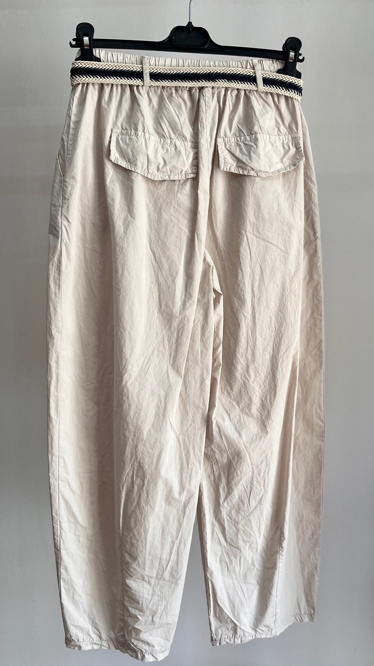 Pantalone Siena – Pantalone Balloon con Cintura Intrecciata