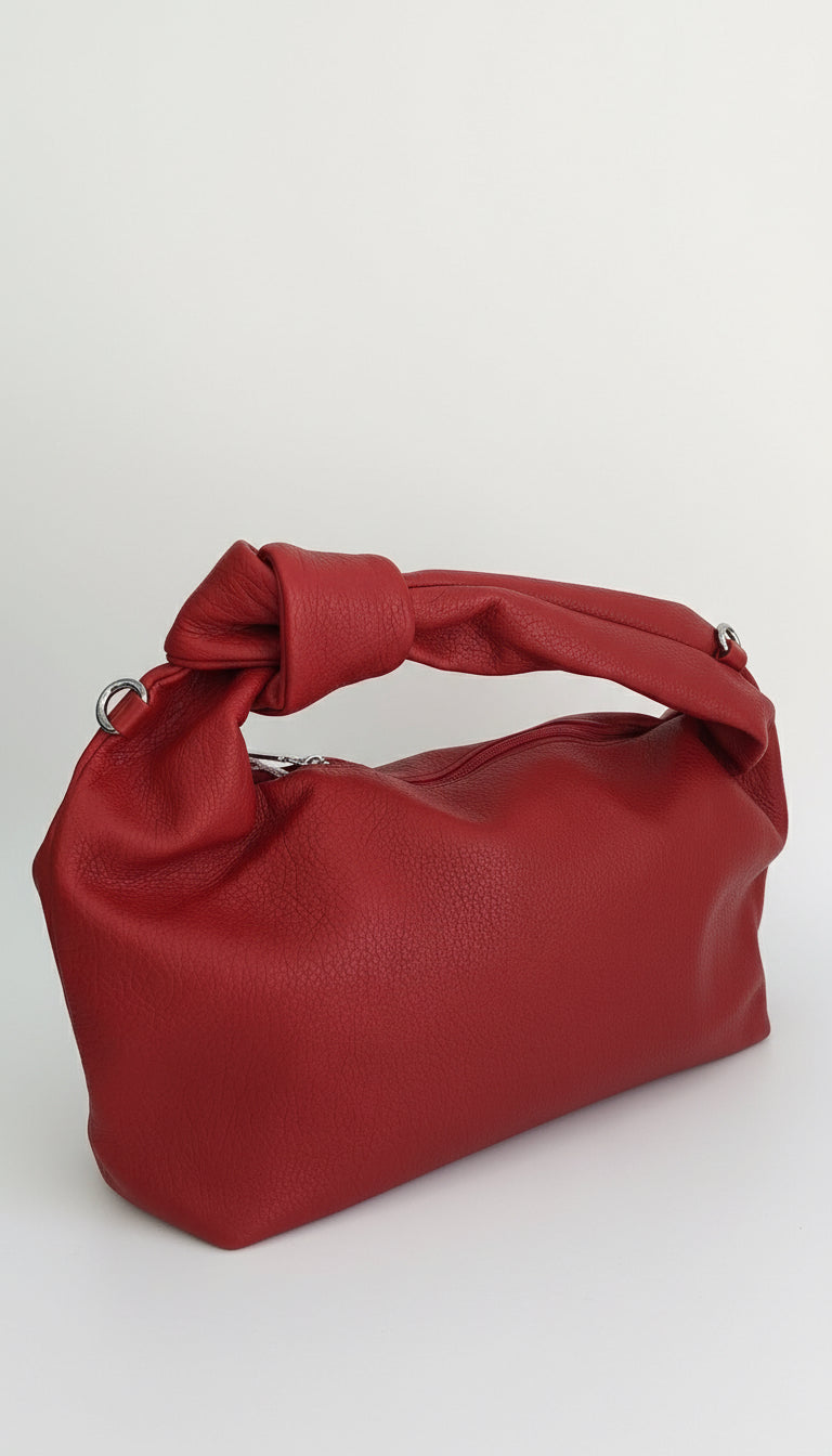 Borsa Mila Ecopelle con Nodo - Borsa a Spalla Donna