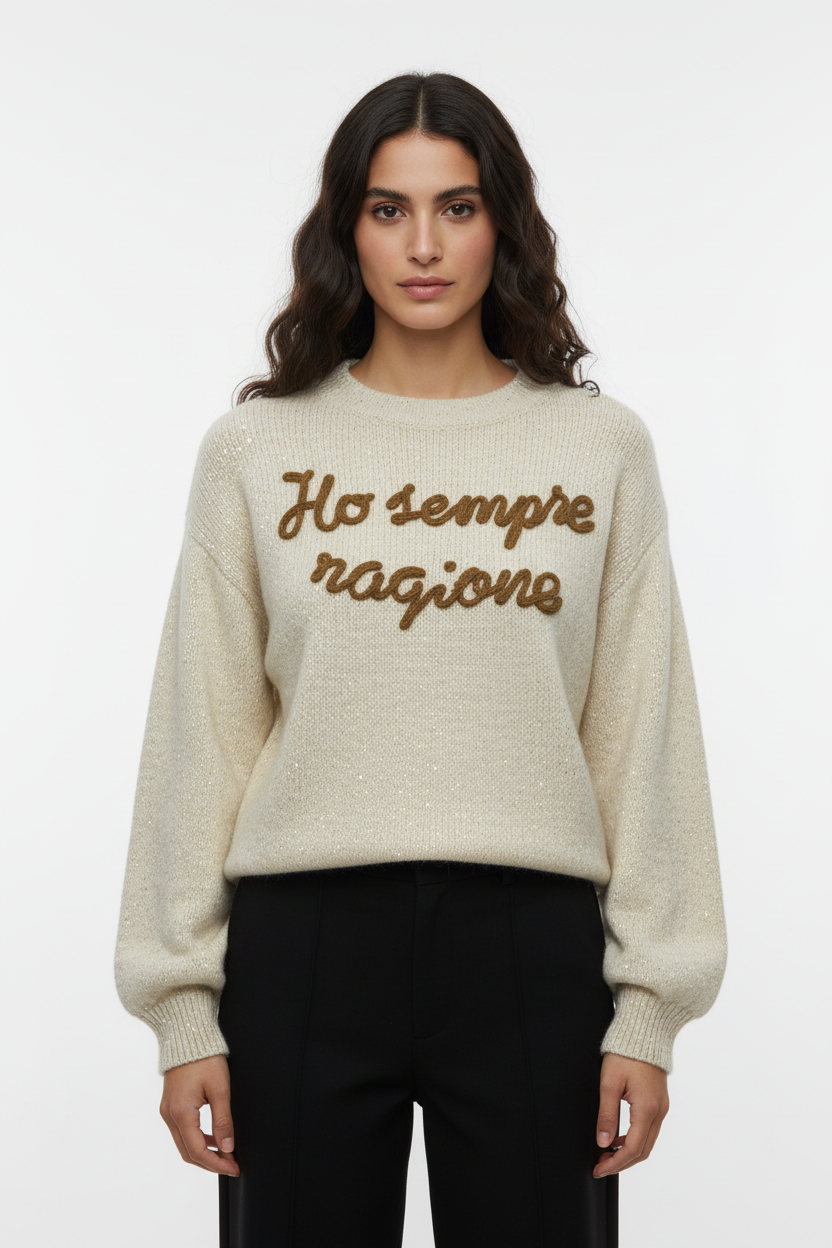 Maglione Ho Sempre Ragione - Comfort e Stile