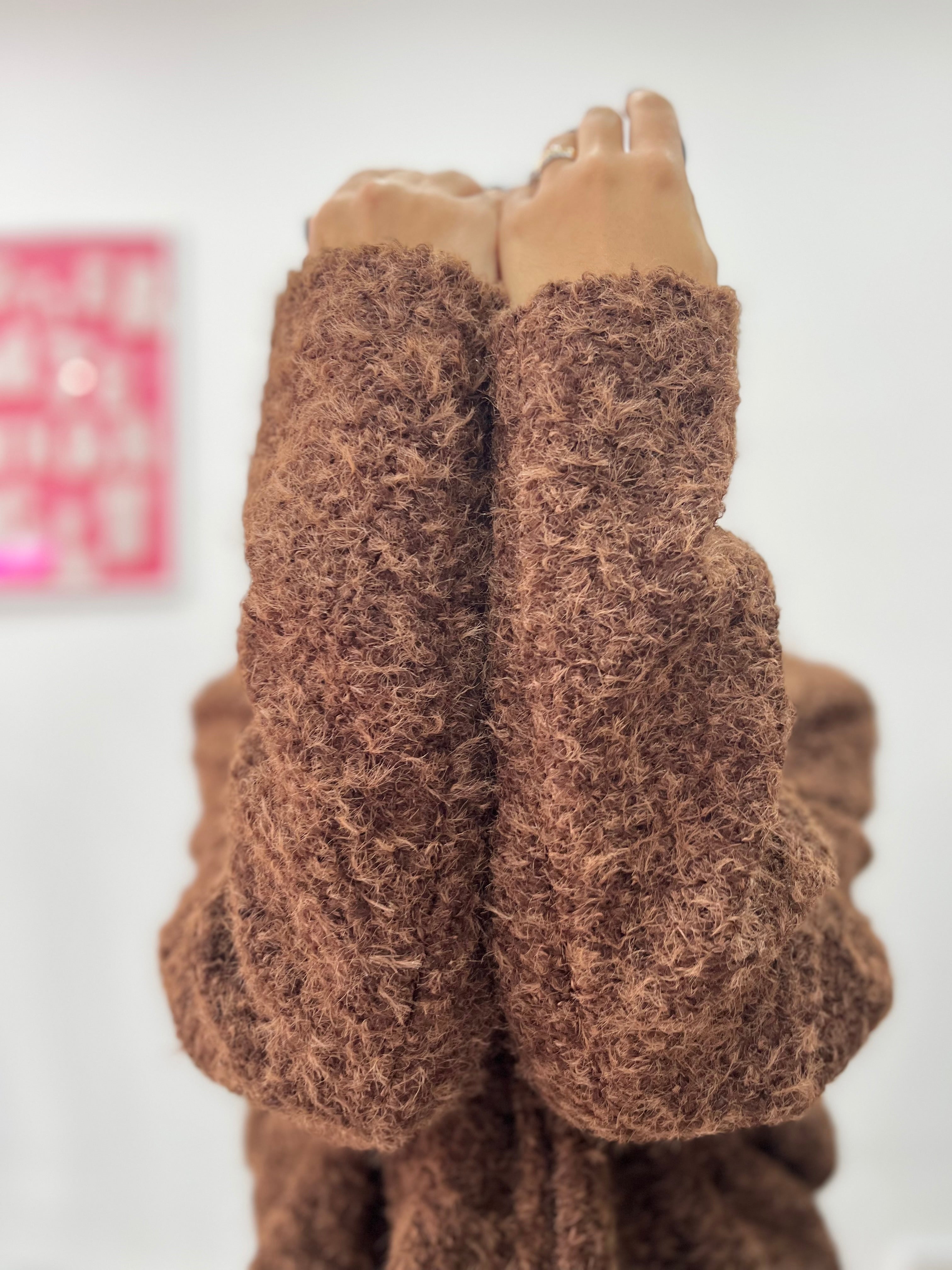 Blazer Olga Oversized Bouclé - Cappotto Elegante Donna