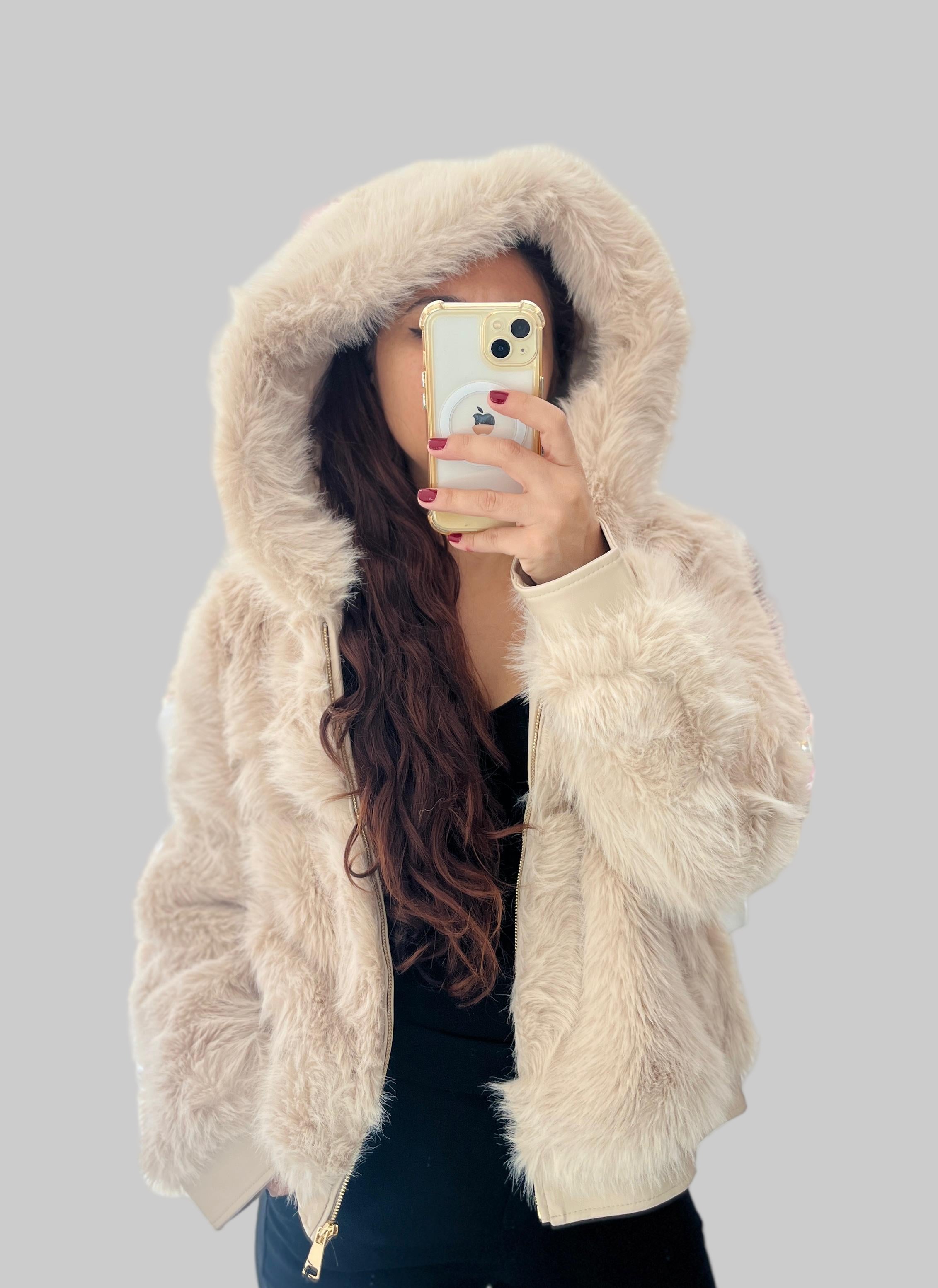 Giubbotto ecopelliccia Mía