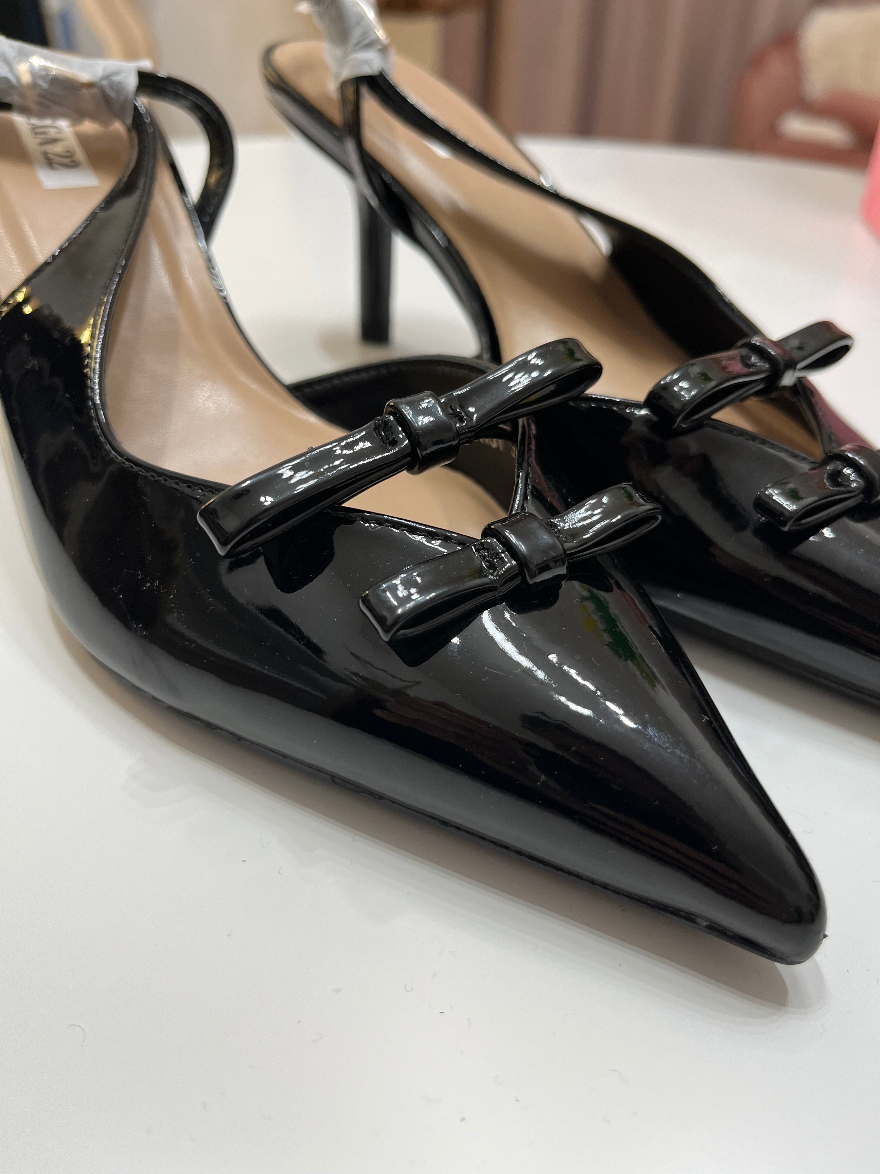 Décolleté Slingback Mina con Fiocco – Tacco 8cm