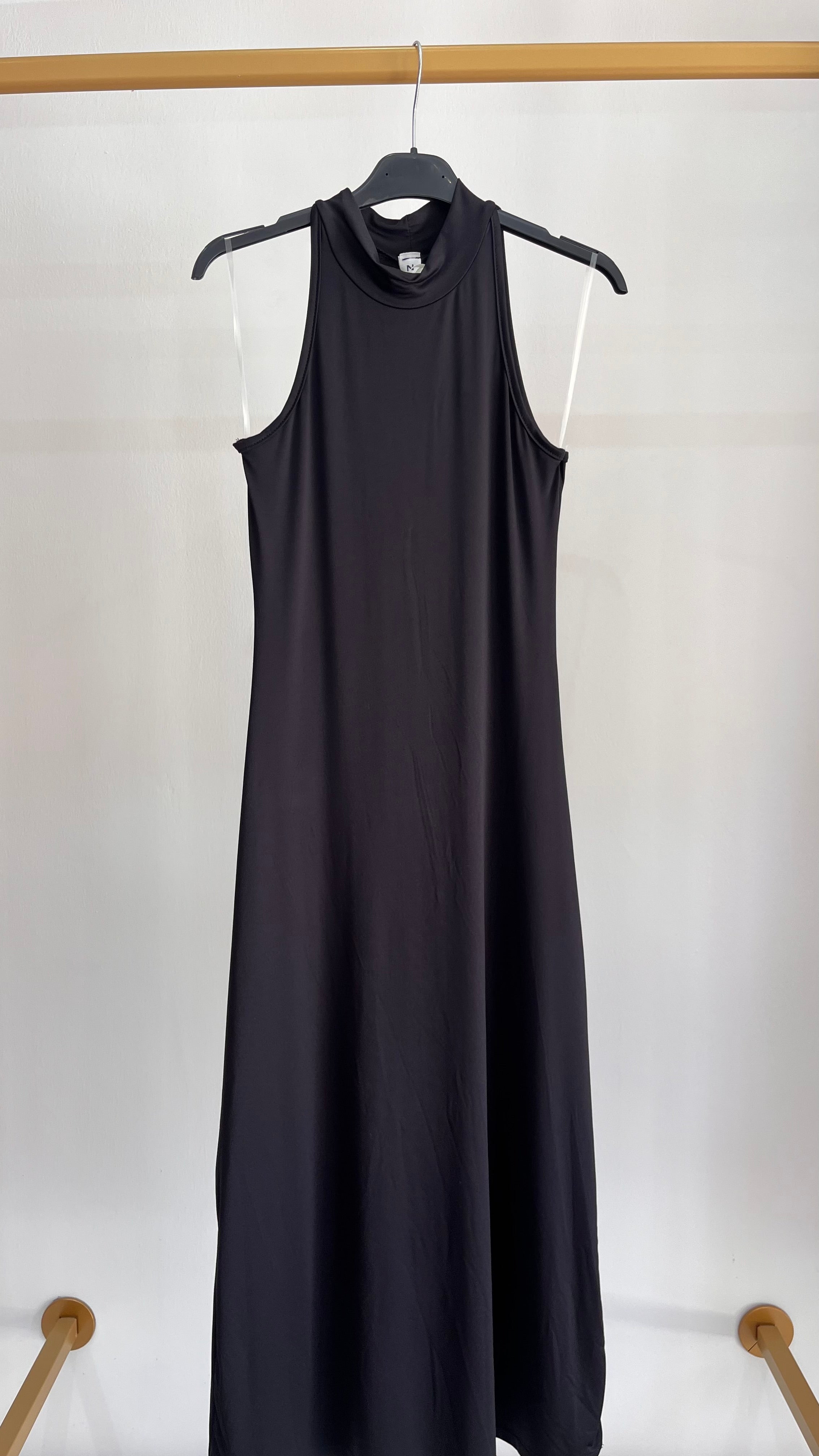 Vestito Silvana – Abito Midi Halter Neck Senza Maniche