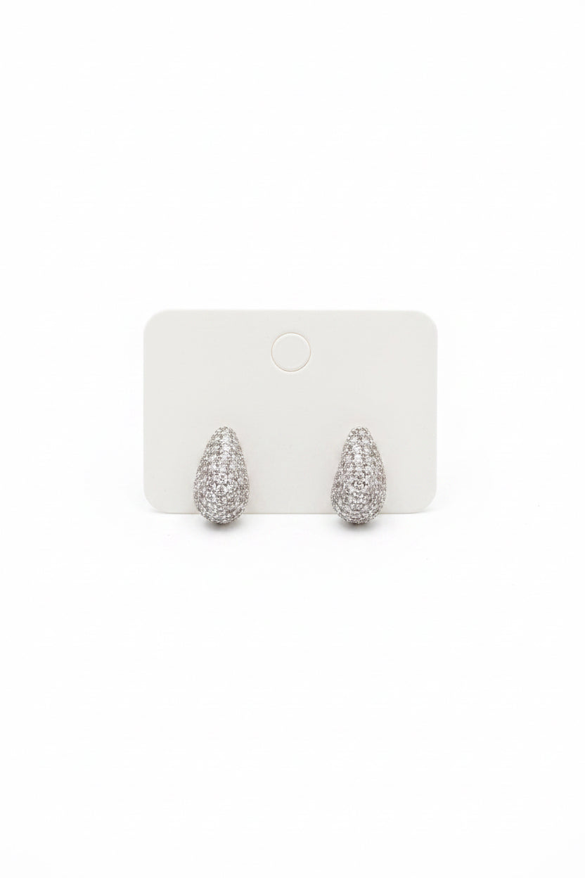 Orecchini Gorizia – Goccia Pavé di Cristalli