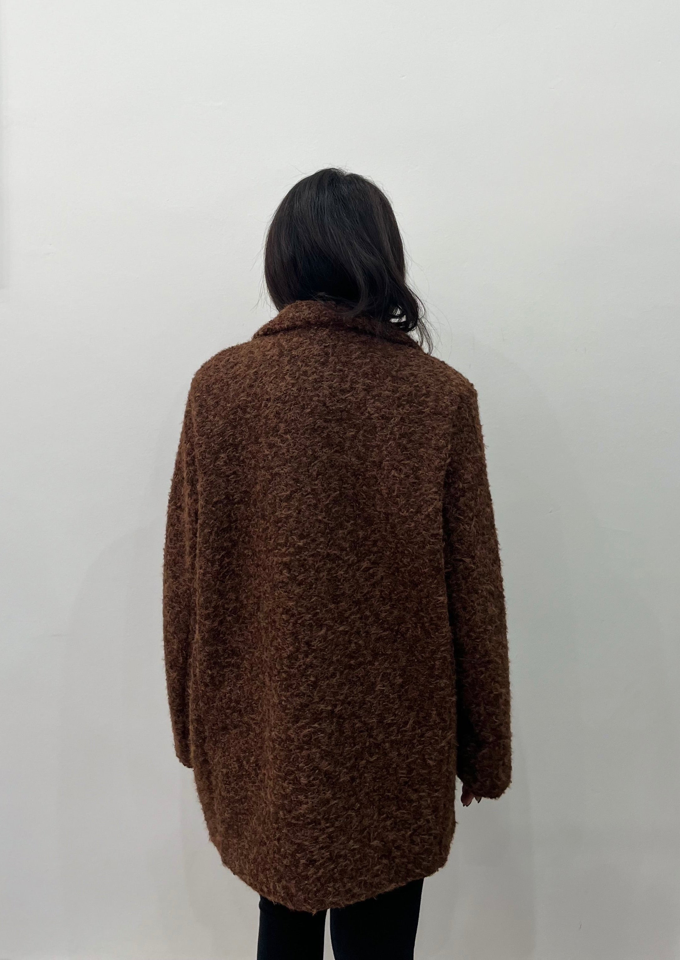 Blazer Olga Oversized Bouclé - Cappotto Elegante Donna