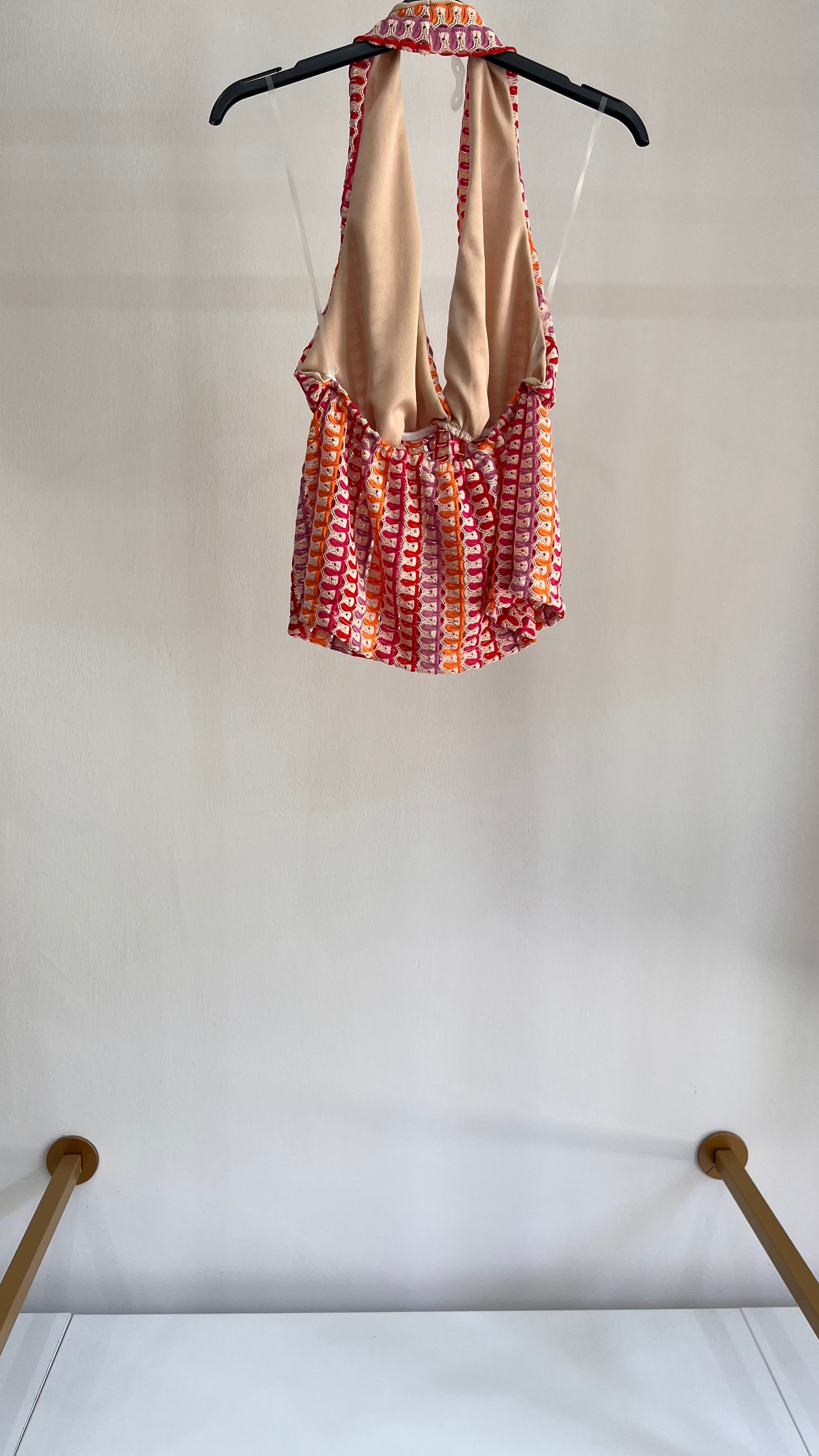 Coordinato Cindy – Top e Pantalone Stampa Geometrica