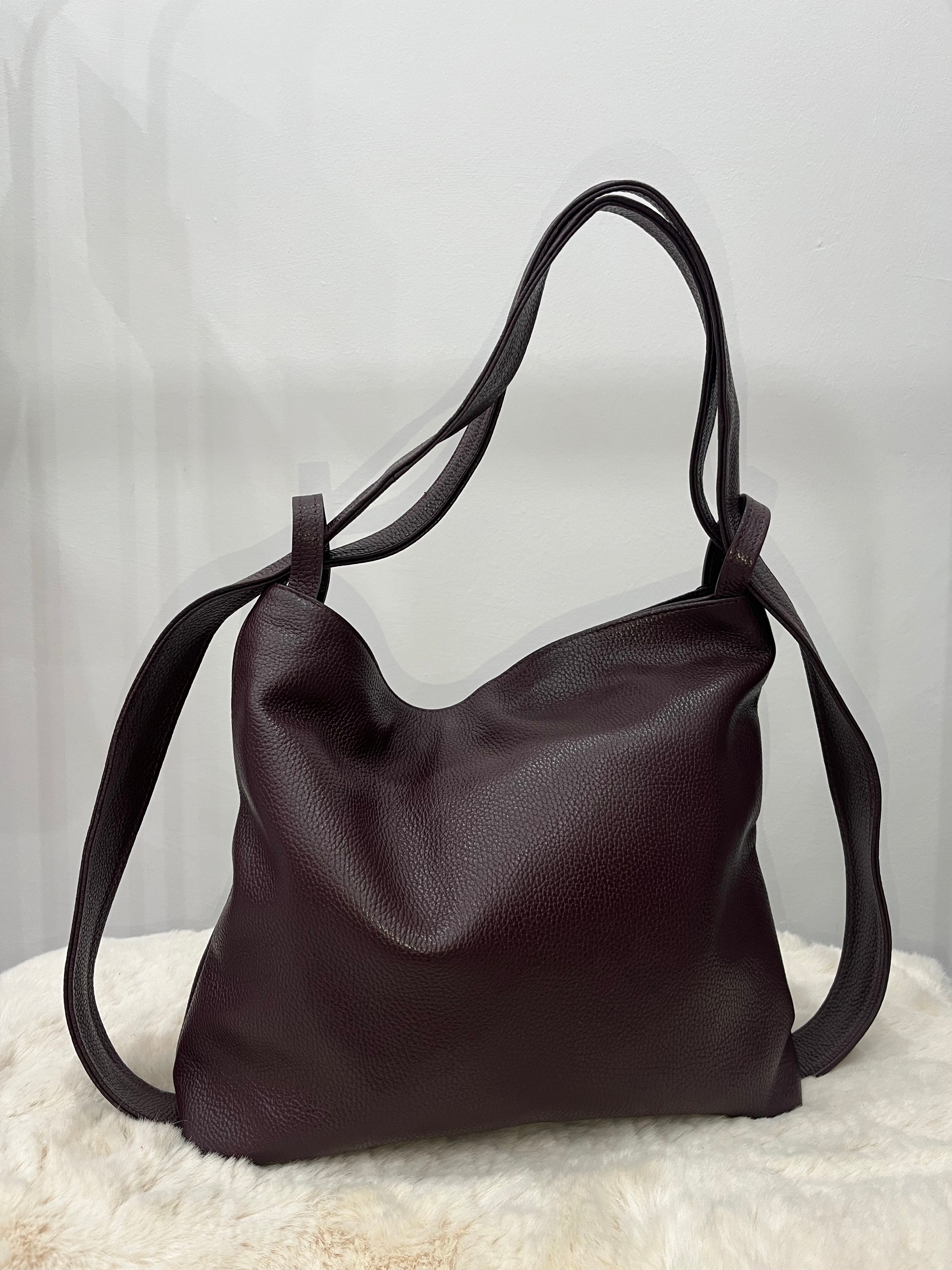 MUSA Convertible Bag – Borsa/Zaino in Vera Pelle Made in Italy