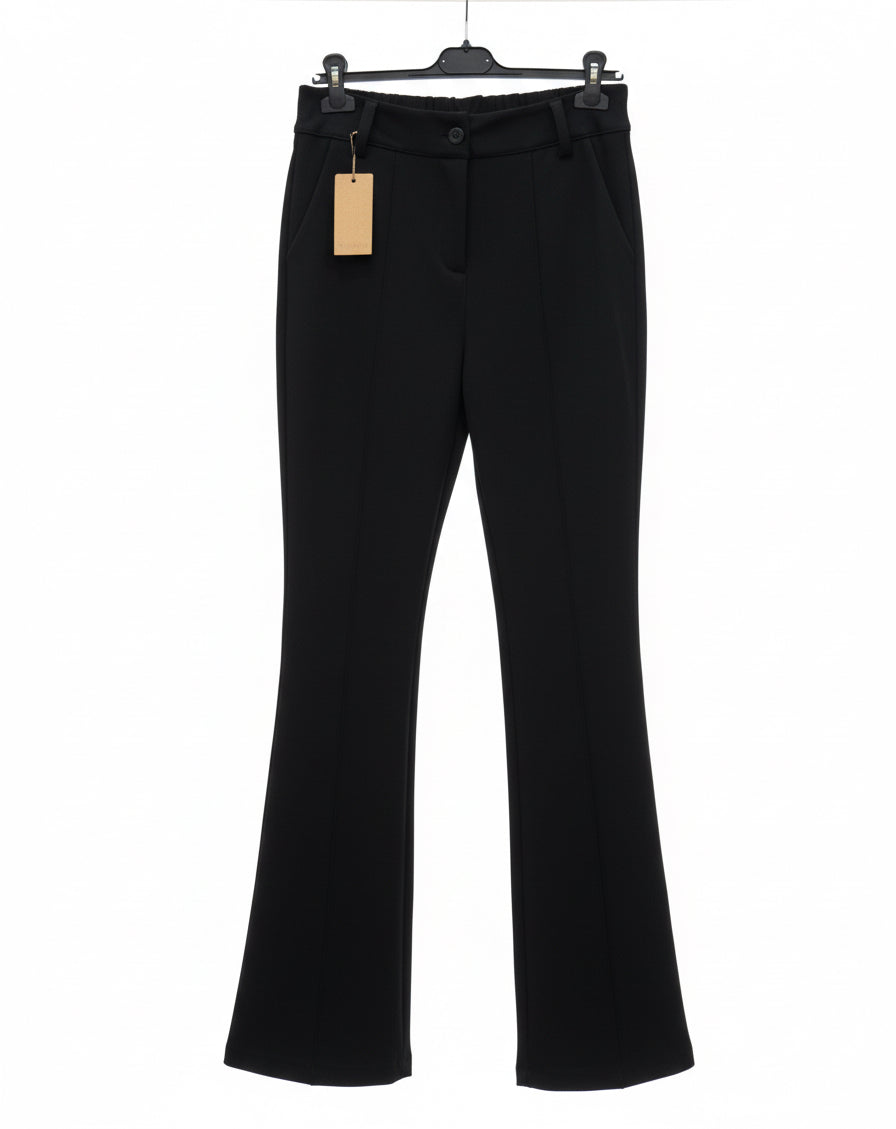 Pantalone Verona - Legging Elegante con Zampa Oxford