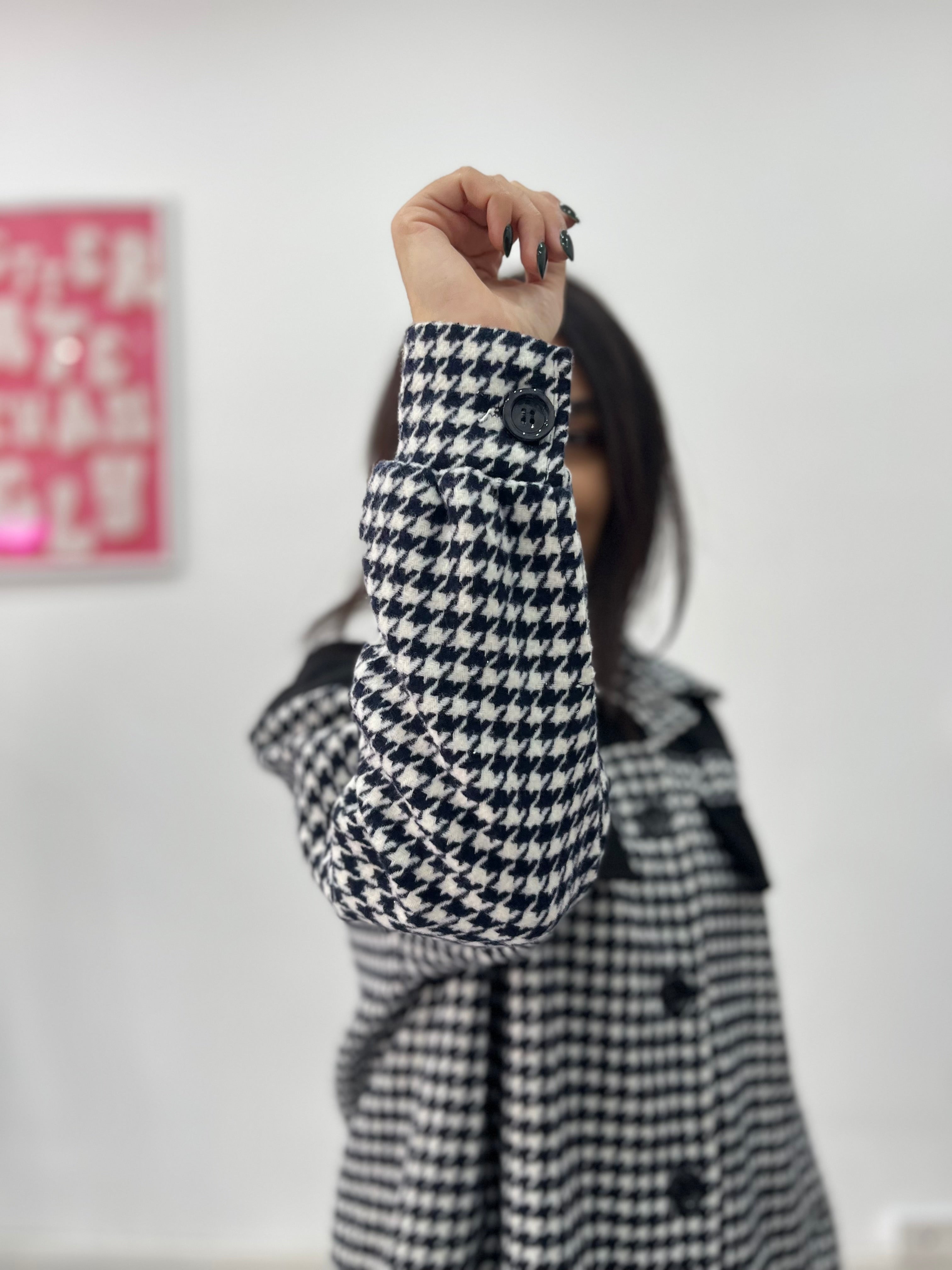 Camicione Paula Pied de Poule - Camicia Oversize Donna