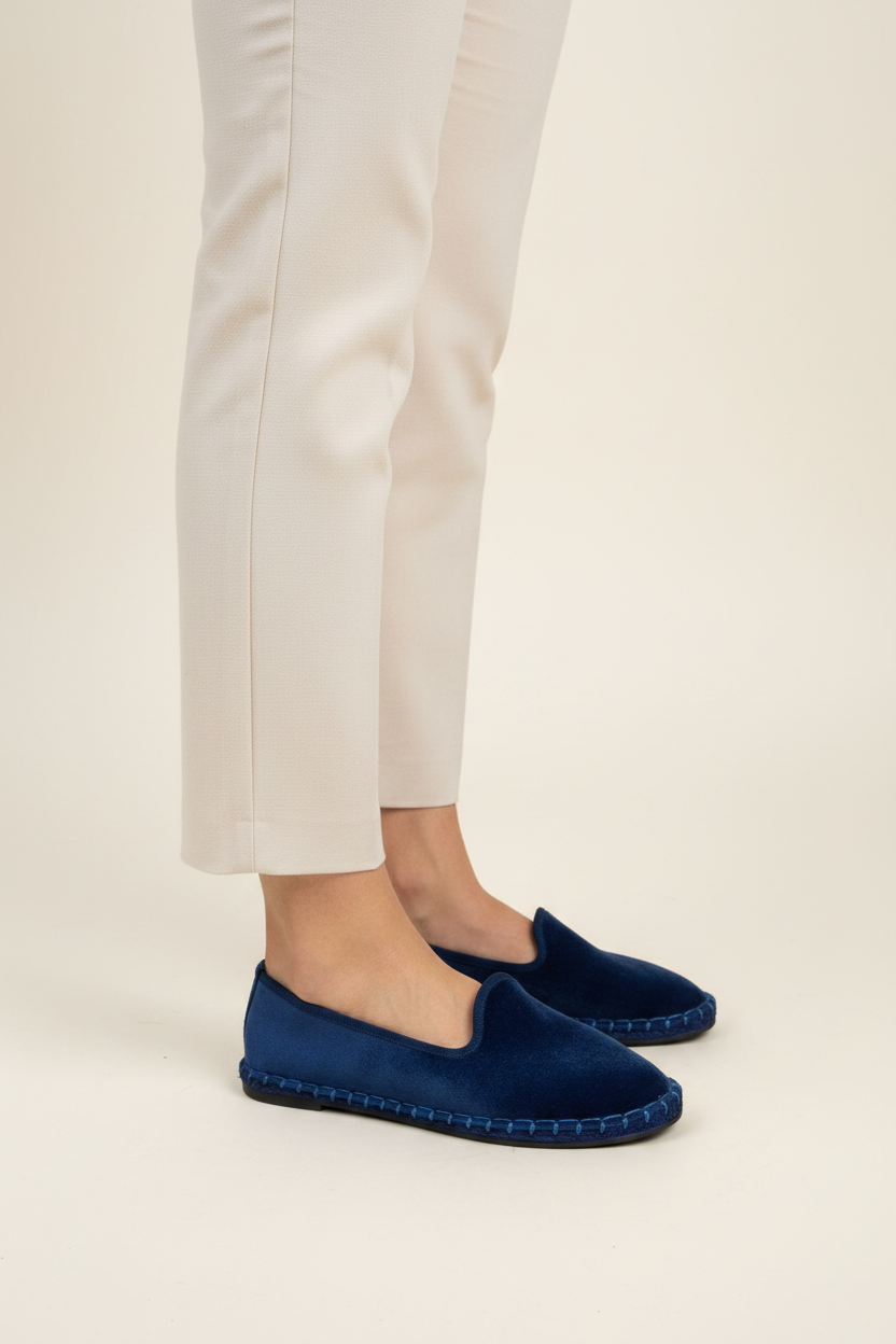 Friulane Lorella – Scarpe Artigianali in Velluto