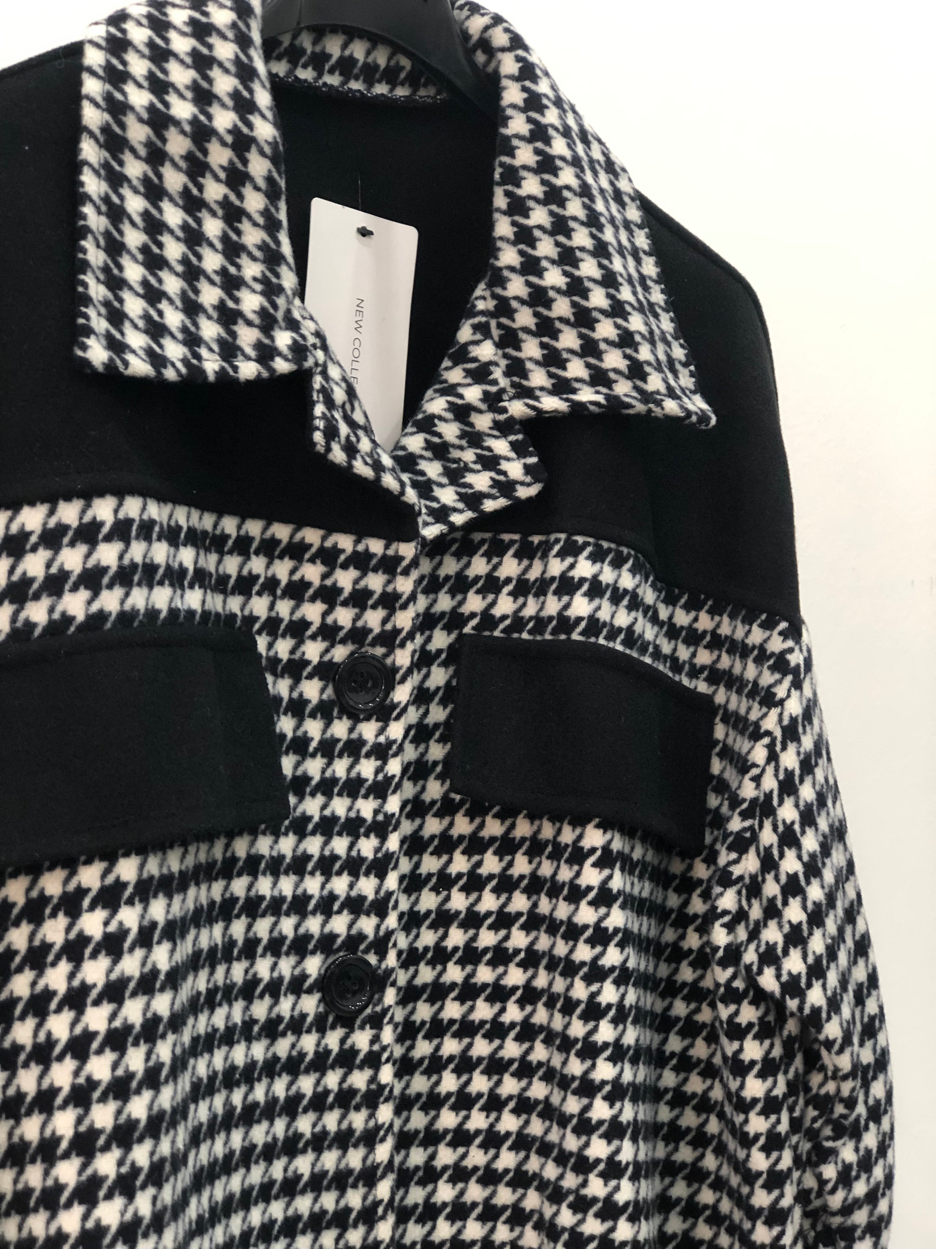 Camicione Paula Pied de Poule - Camicia Oversize Donna