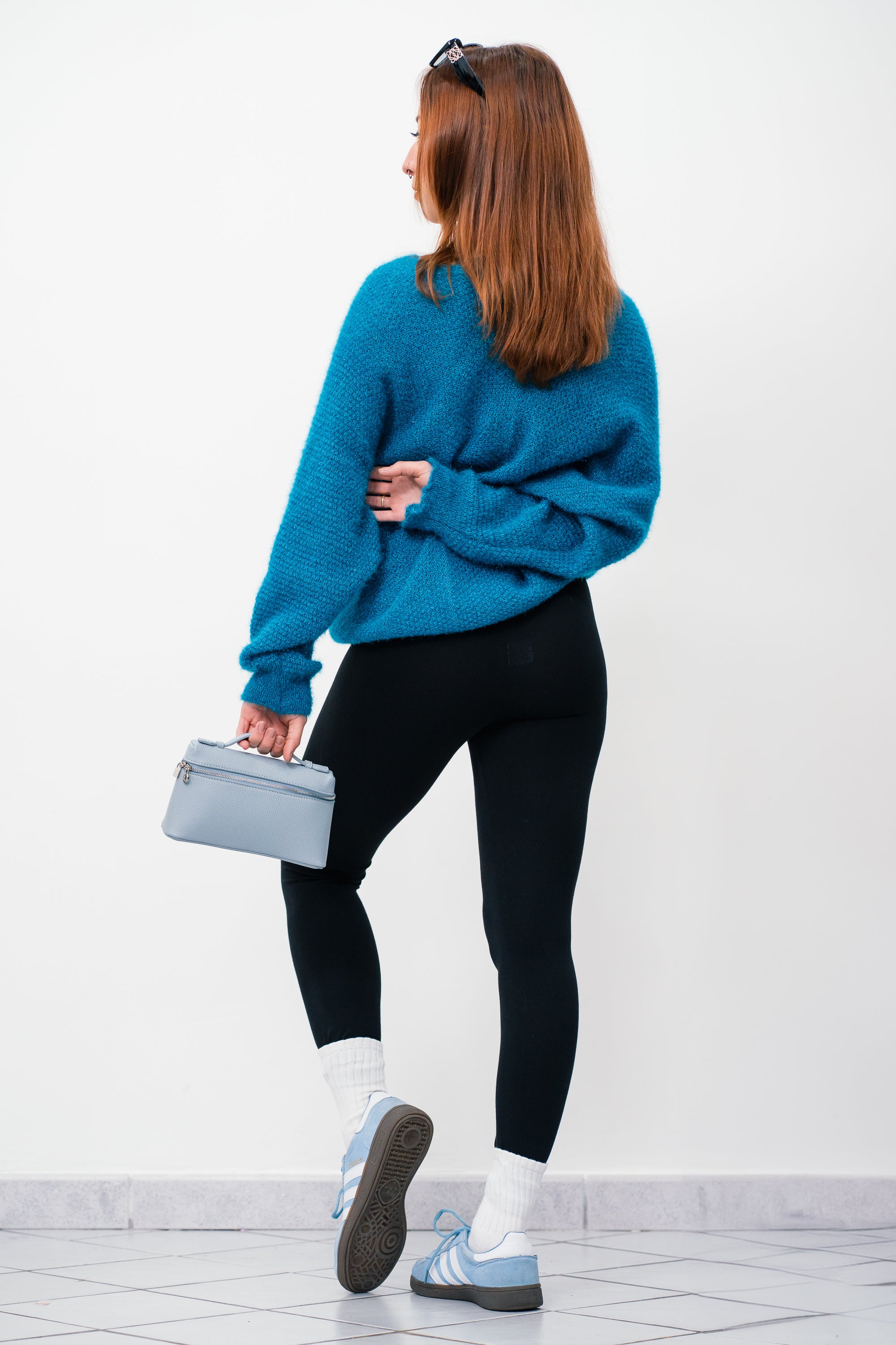 Leggings Nero Donna Cotone - Leggings Classici