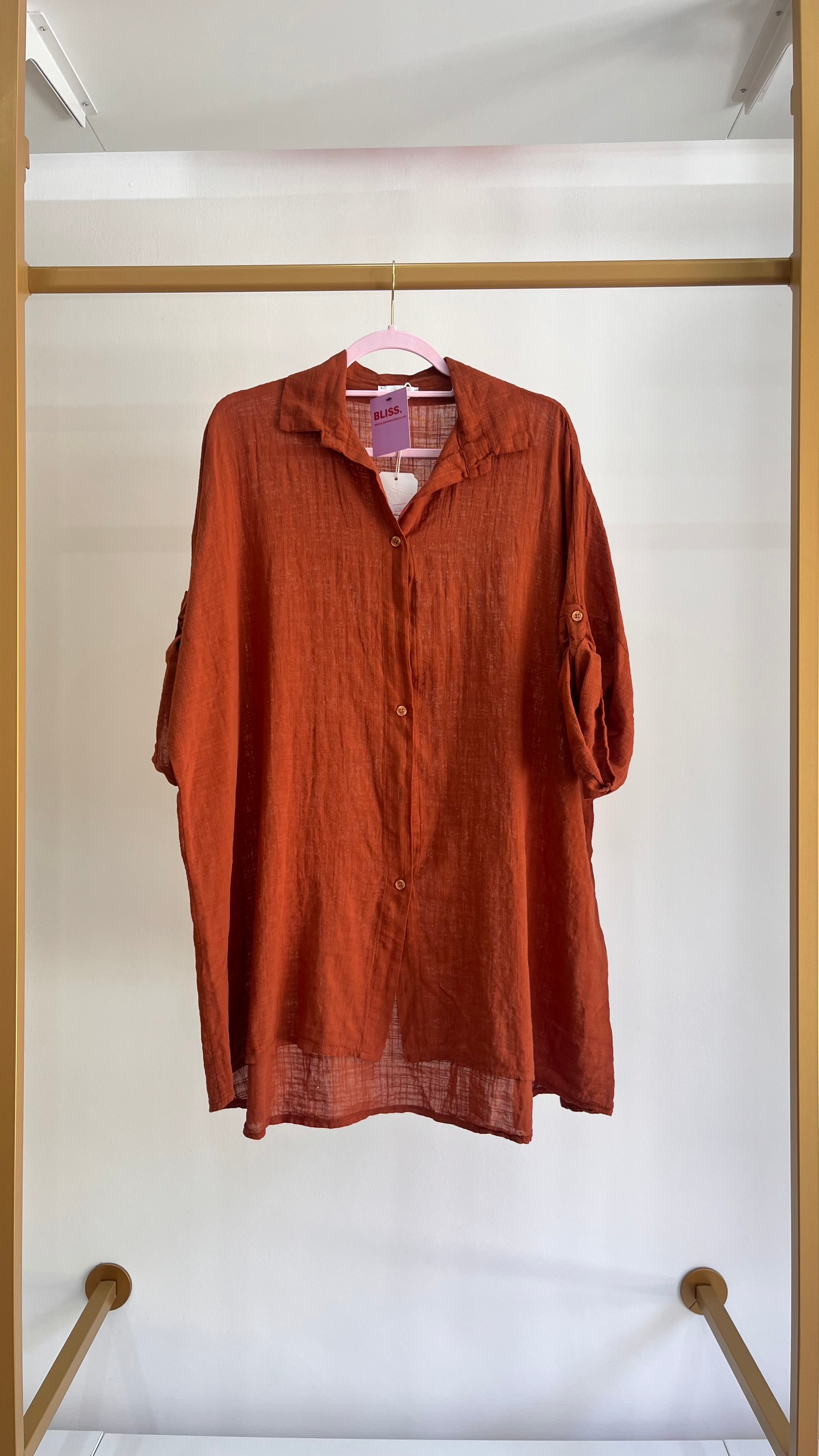 Camicia Siena - Camicia in misto cotone e lino