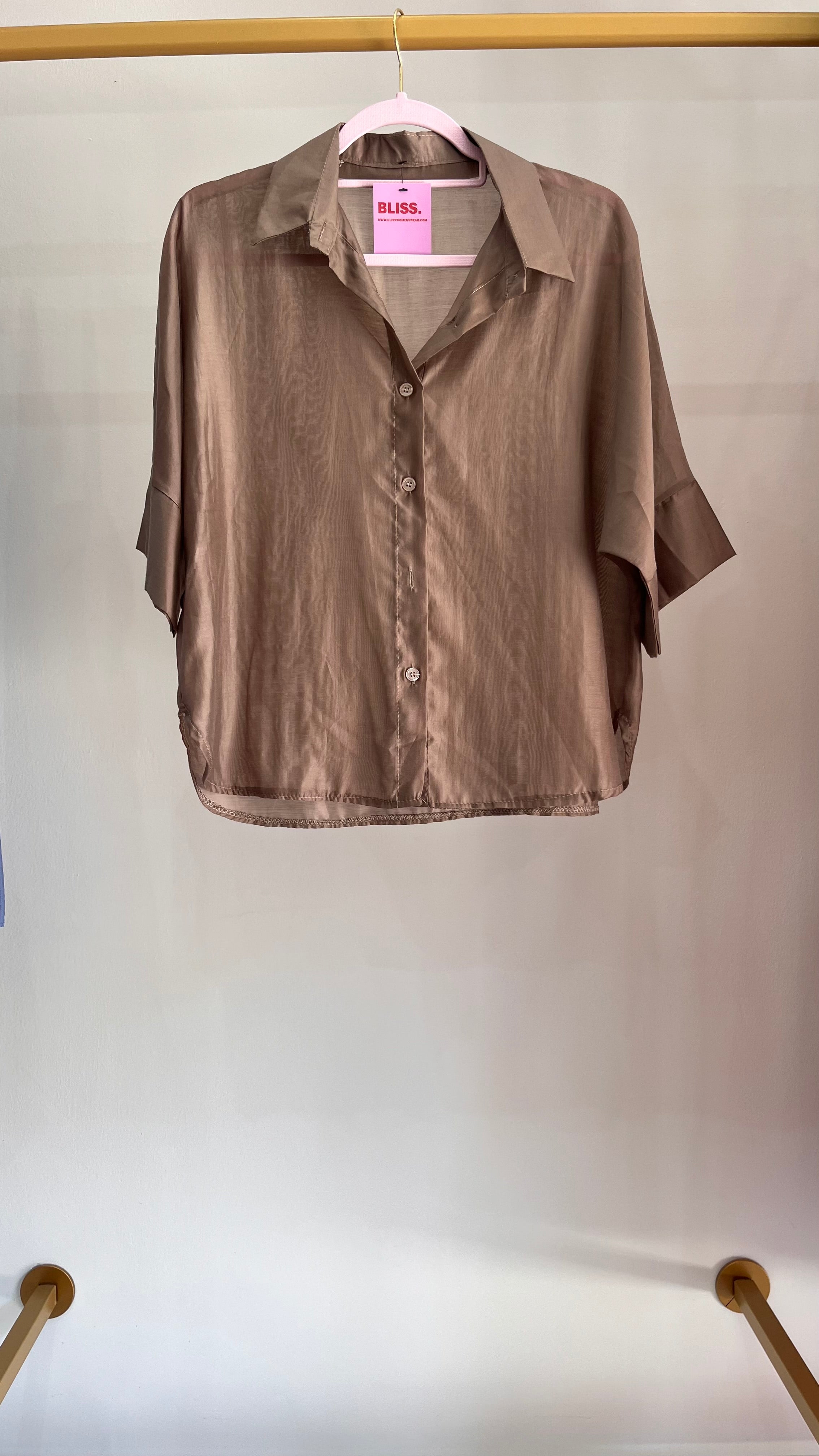 Camicia Loredana – Camicia in Tessuto Trasparente