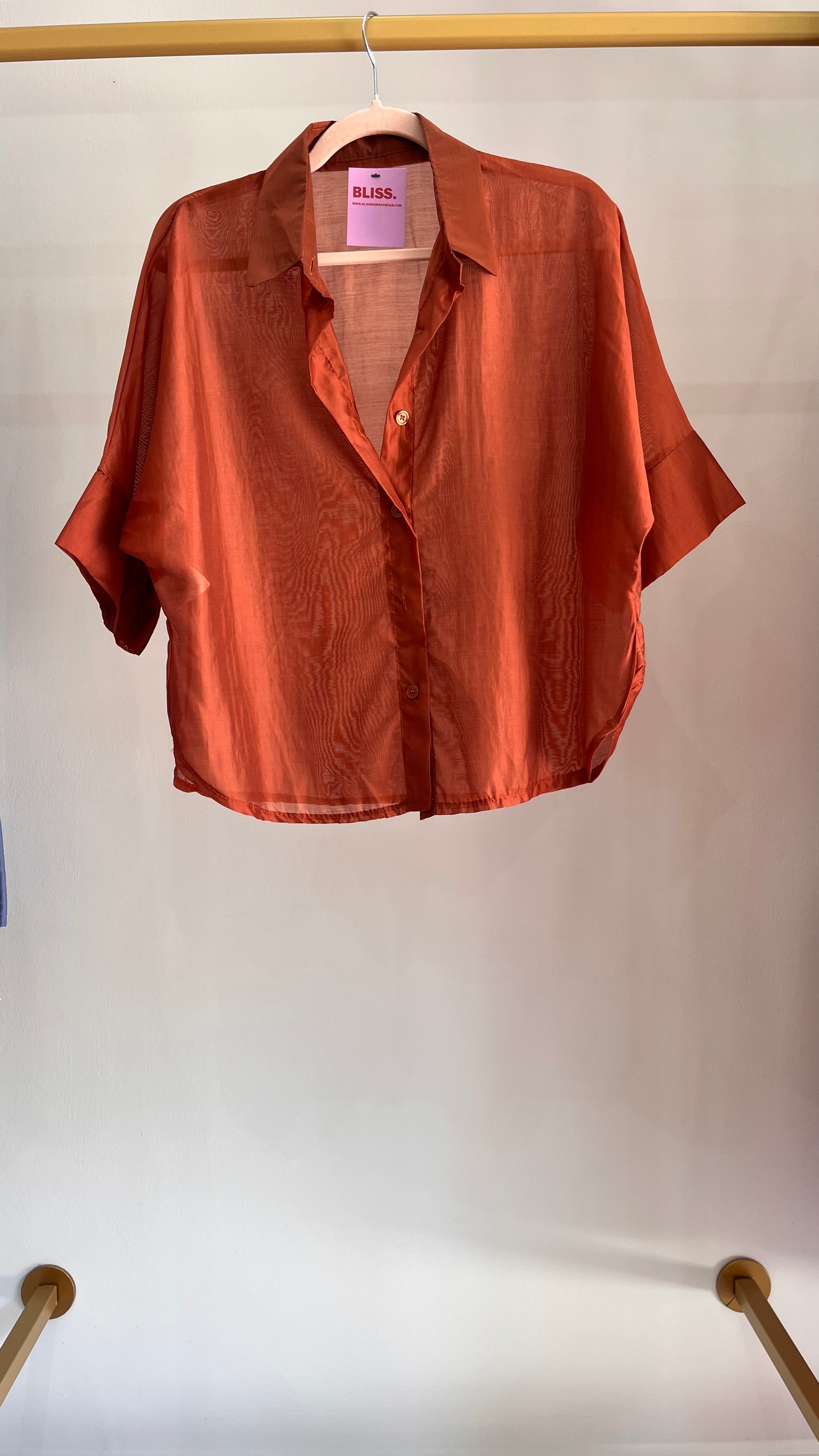 Camicia Loredana – Camicia in Tessuto Trasparente