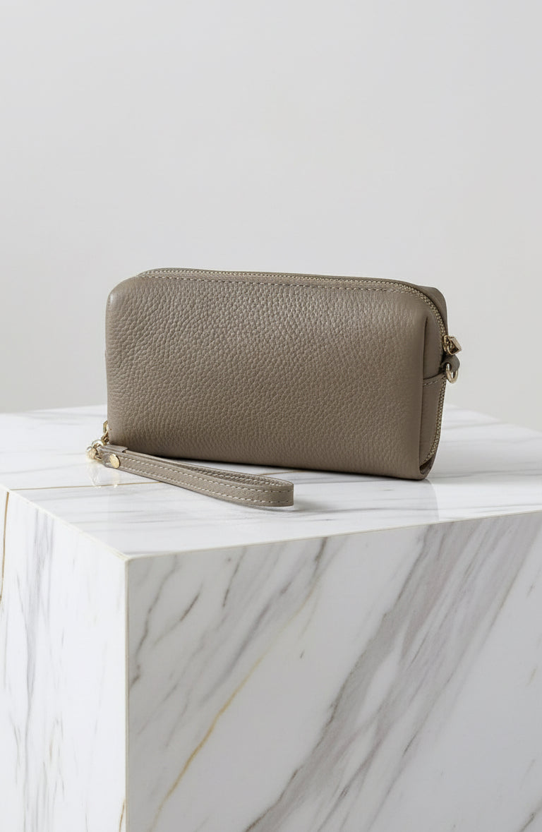 Pochette Essenza - in pelle martellata