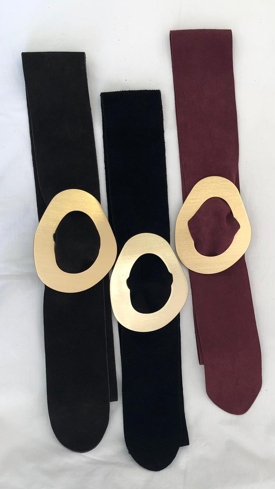 Aura - Cinturone con dettaglio scultura