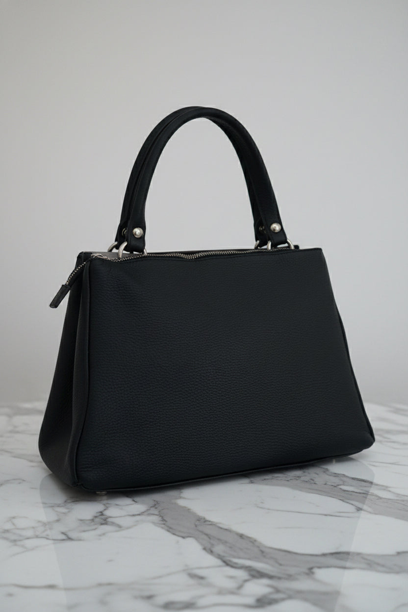 Borsa Nora Tote Pelle Made in Italy - Borsa Capiente Donna con Zip