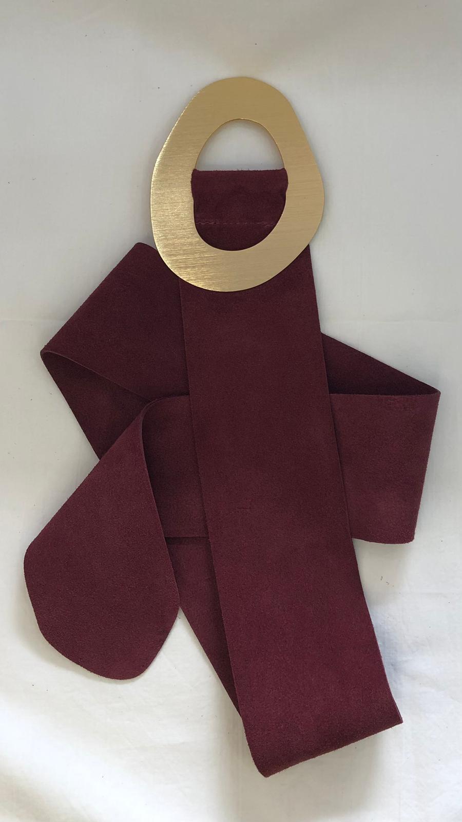 Aura - Cinturone con dettaglio scultura